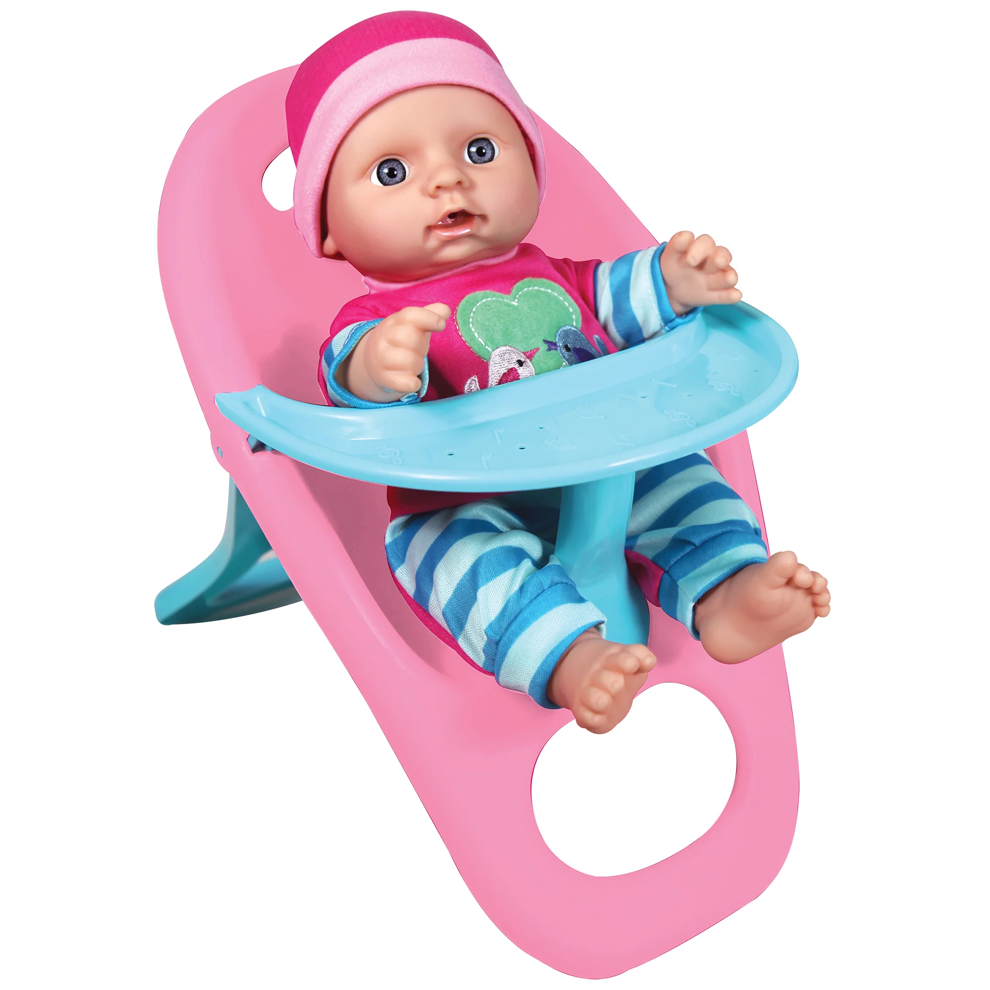 Charming Tots 12" Baby Doll Playset with Bunk Bed and High Chair - Multicolor - Image 2