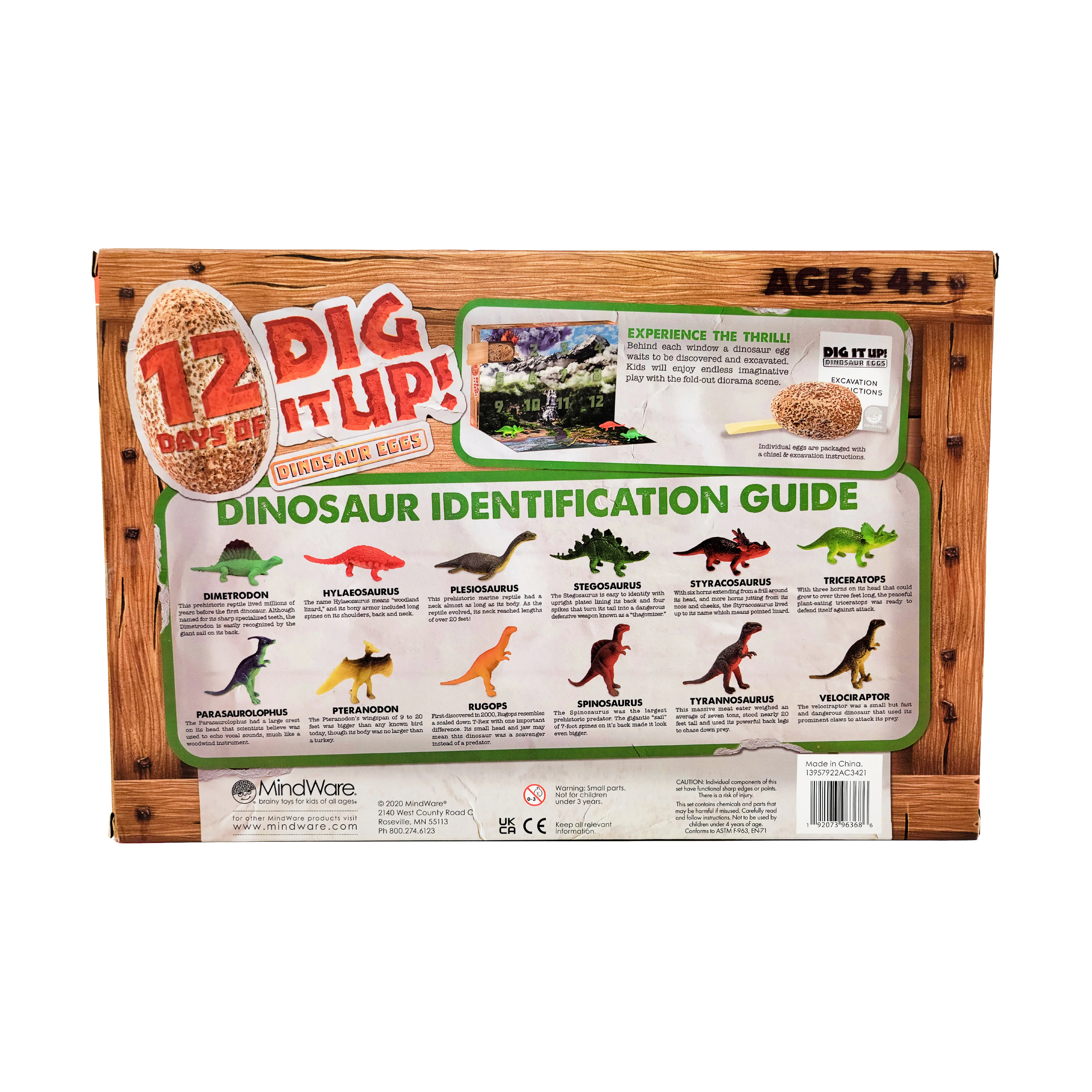 Dig It Up! Dinosaur Discovery Countdown Kit – 12 Exciting Dino Eggs - Image 2