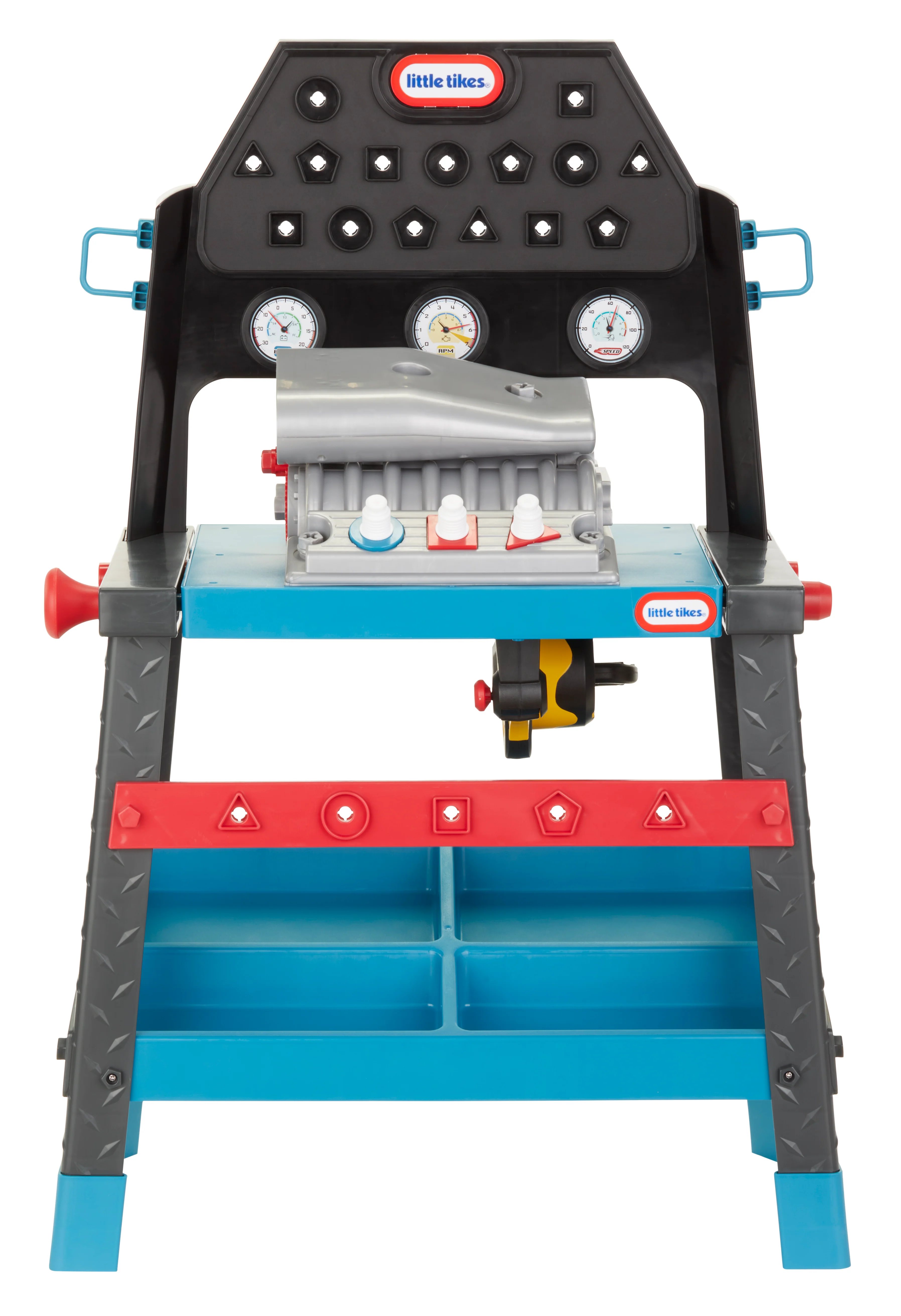 Little Tikes 2-in-1 Buildin' to Learn Motor/Wood Shop - Dual Playset - Image 2