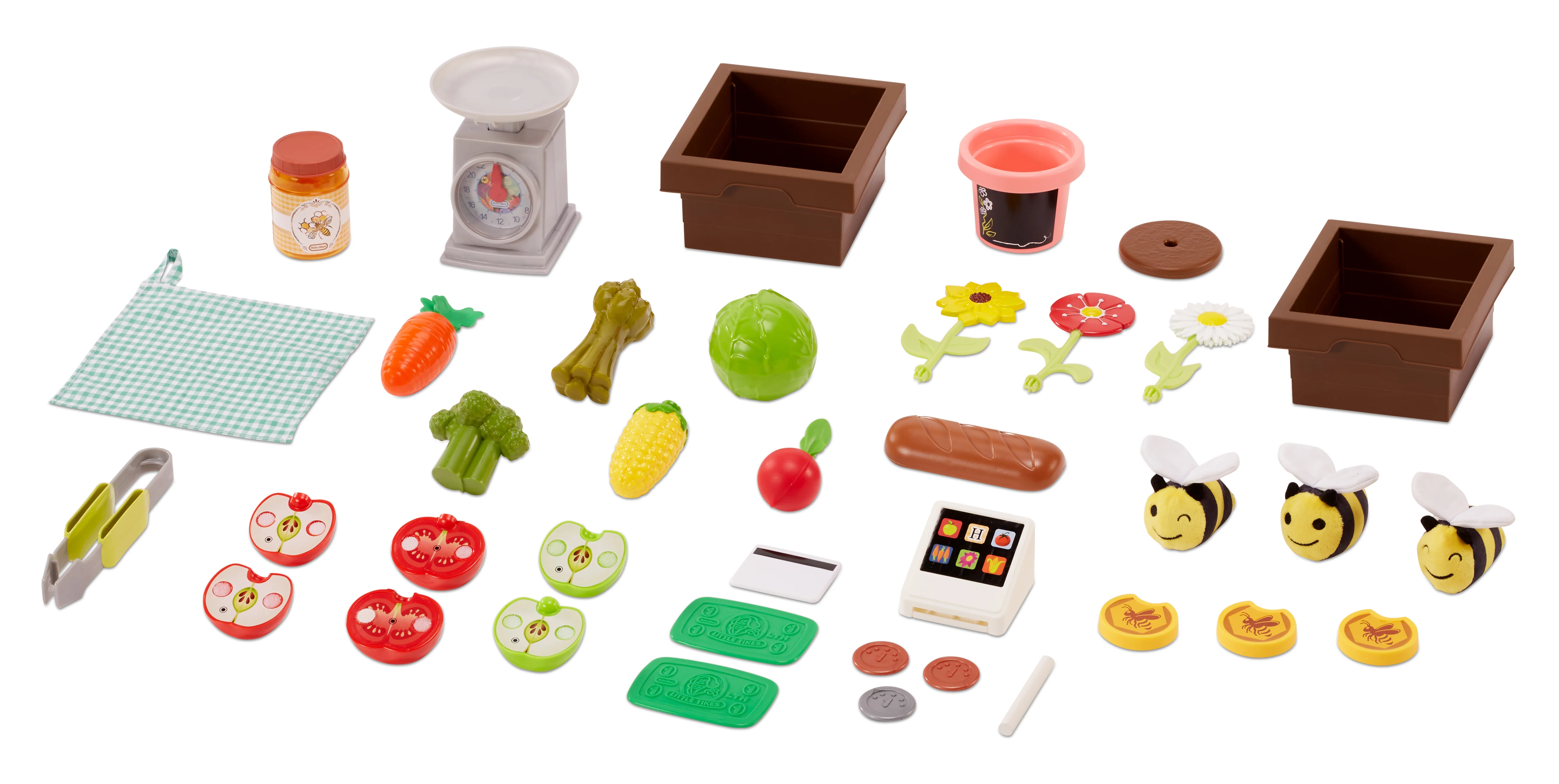 Playful 3-in-1 Garden to Table Market Playset - Interactive Set