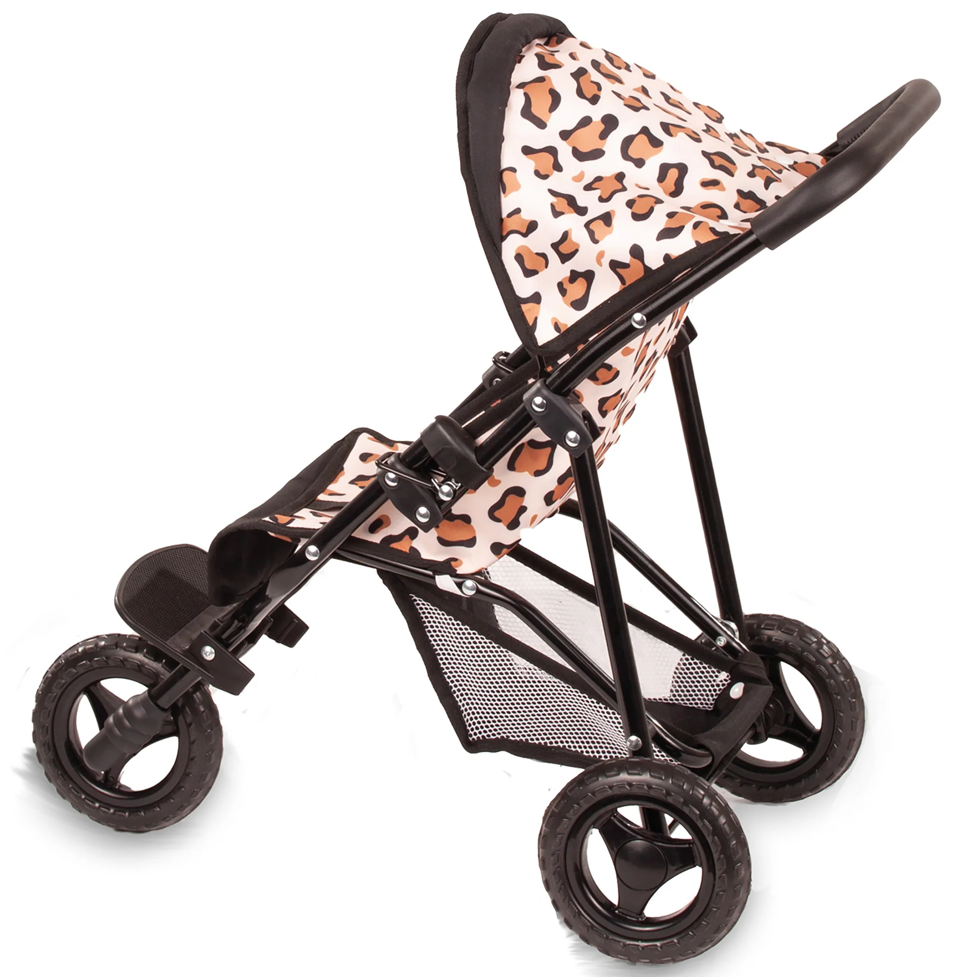 Götz 3-Wheel Doll Buggy Little Tiger With Adjustable Sunshade And Storage Basket