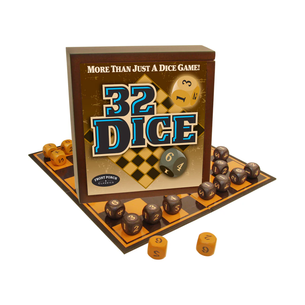 Front Porch Classics 32 Dice Strategy Board Game - Image 2