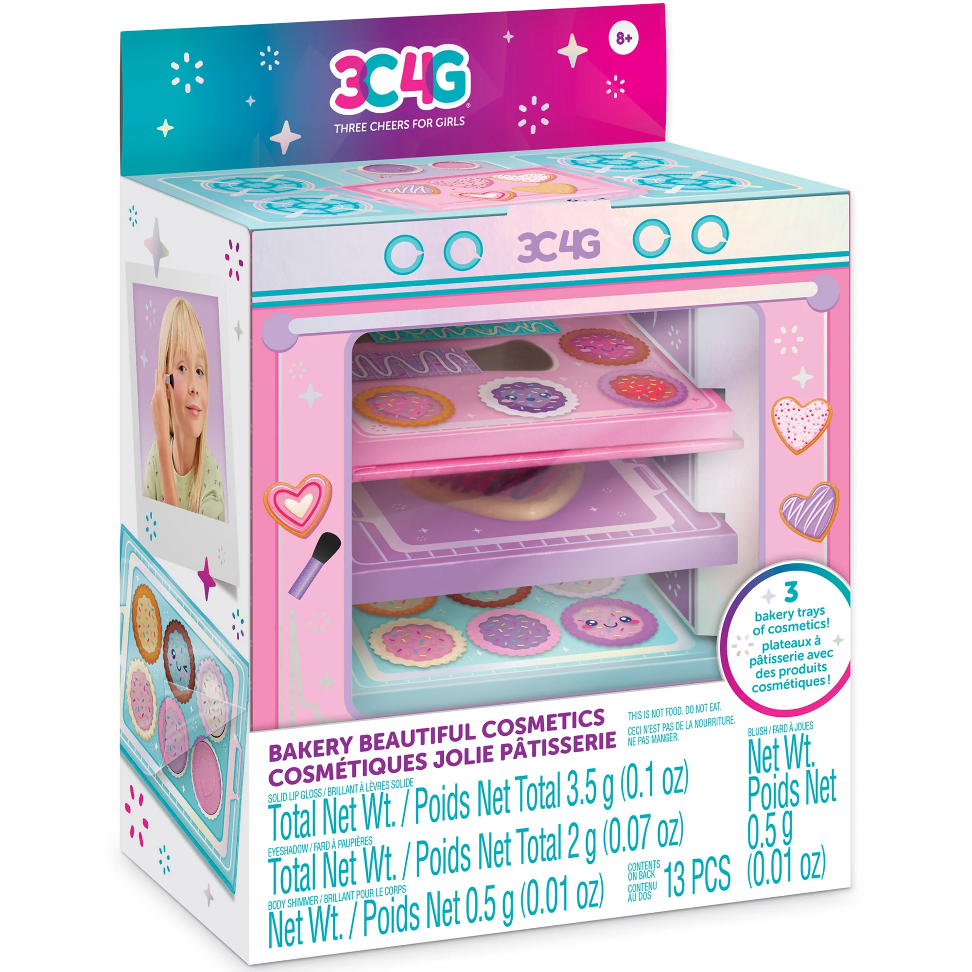 3C4G Bakery Beautiful Vanilla-Scented Cosmetic Set - For Kids 8+ - Image 2