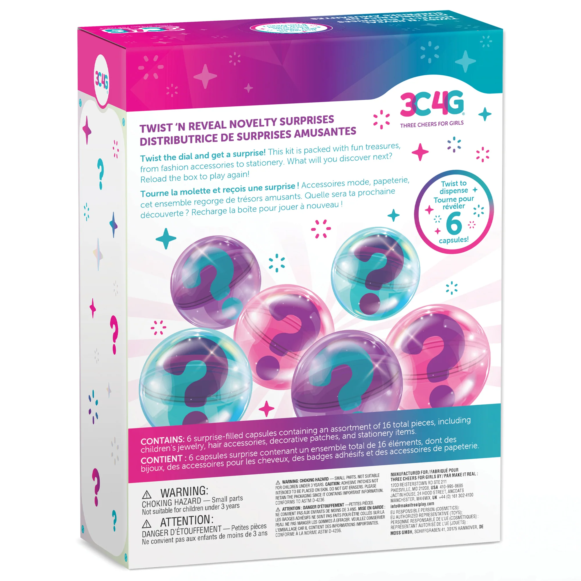 3C4G: Twist 'N Reveal Novelty Suprises