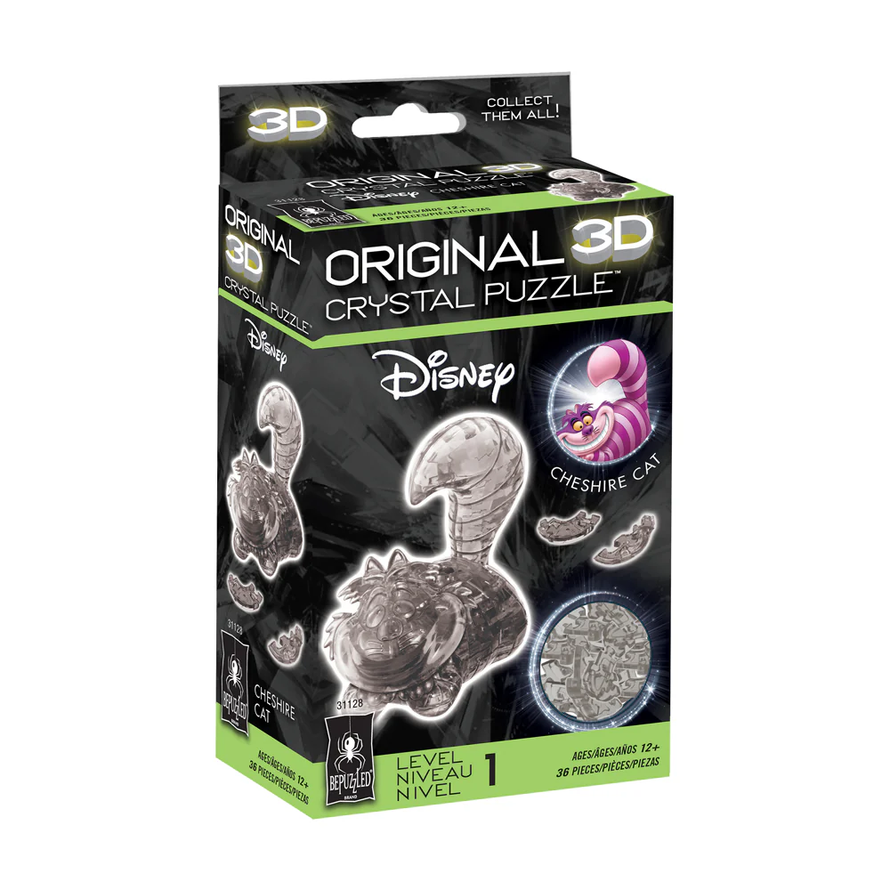 BePuzzled Disney Cheshire Cat 3D Crystal Puzzle - 36 pc - Image 2