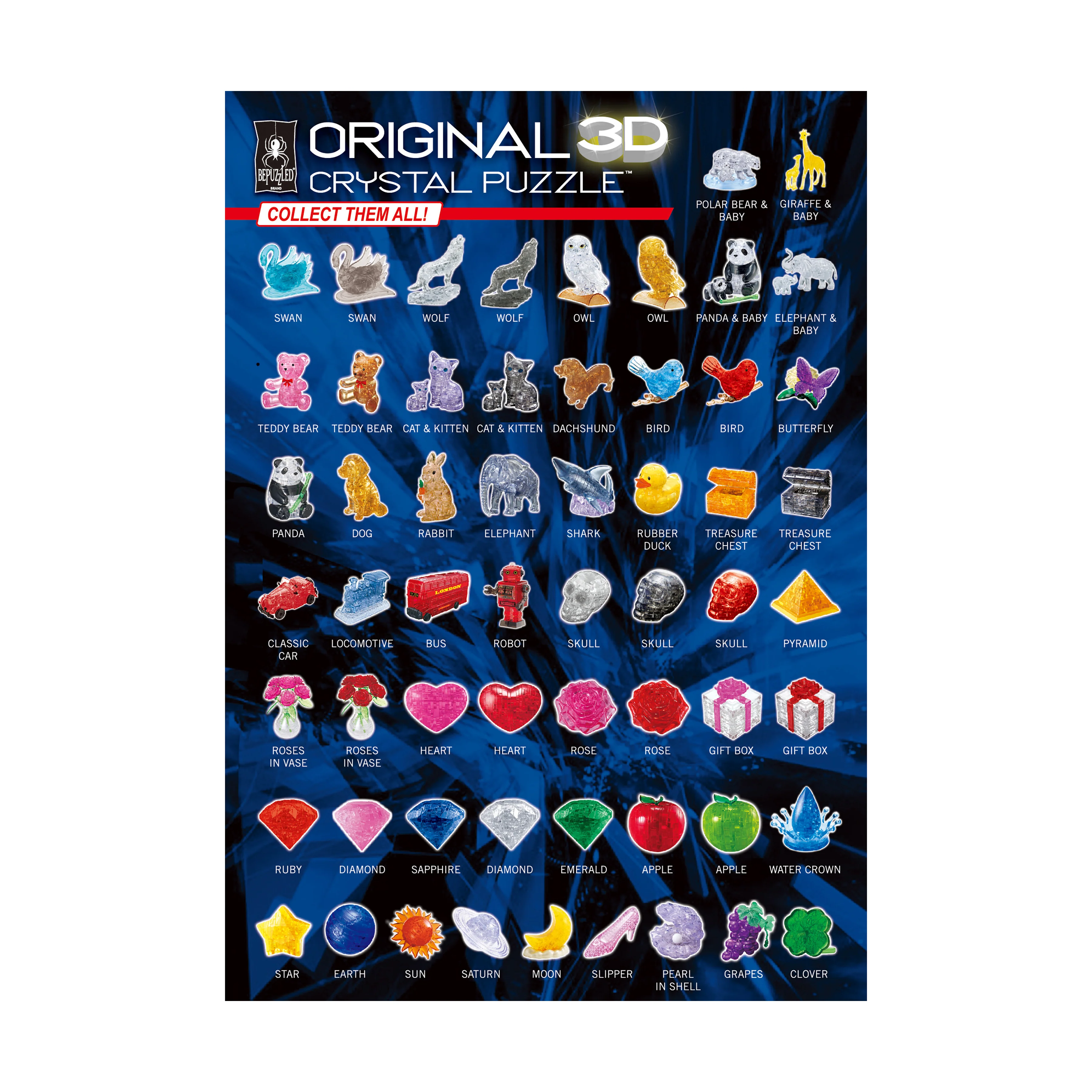 3D Crystal Puzzle - Praying Hands Brainteaser - 42 pc - Image 3
