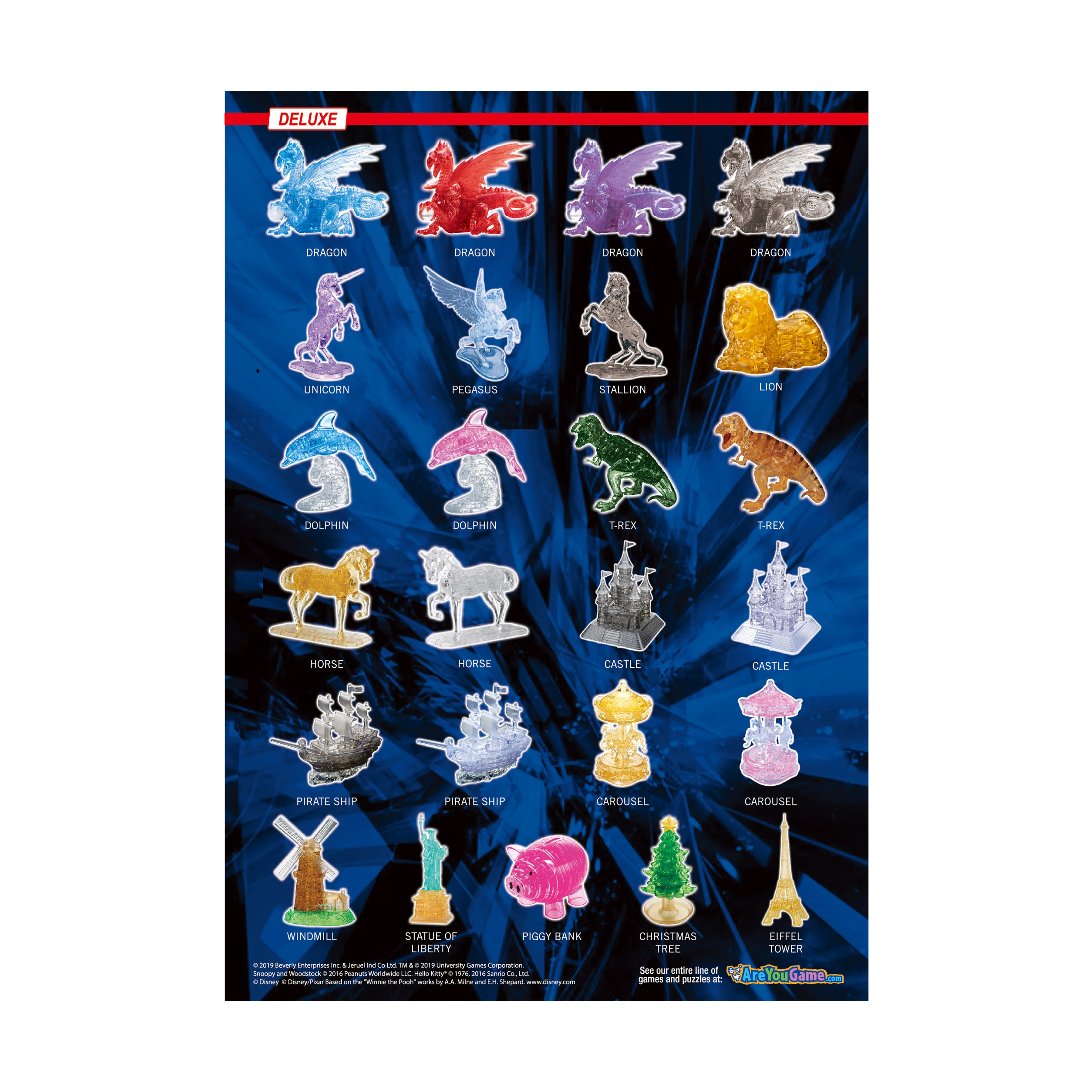3D Crystal Puzzle - Praying Hands Brainteaser - 42 pc - Image 4