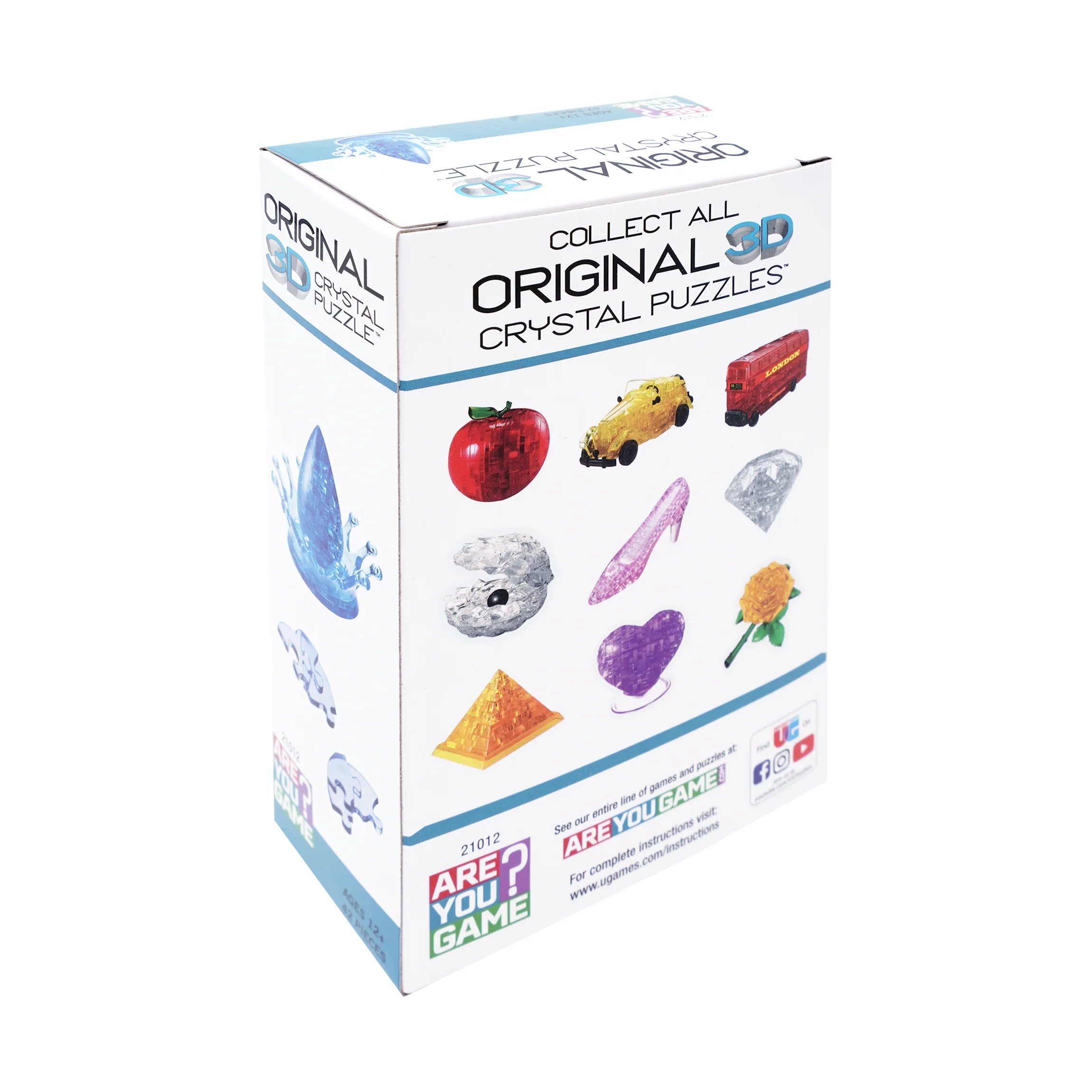 Aqua Gleam 3D Crystal Puzzle - Water Crown: 42 Pcs - Image 4