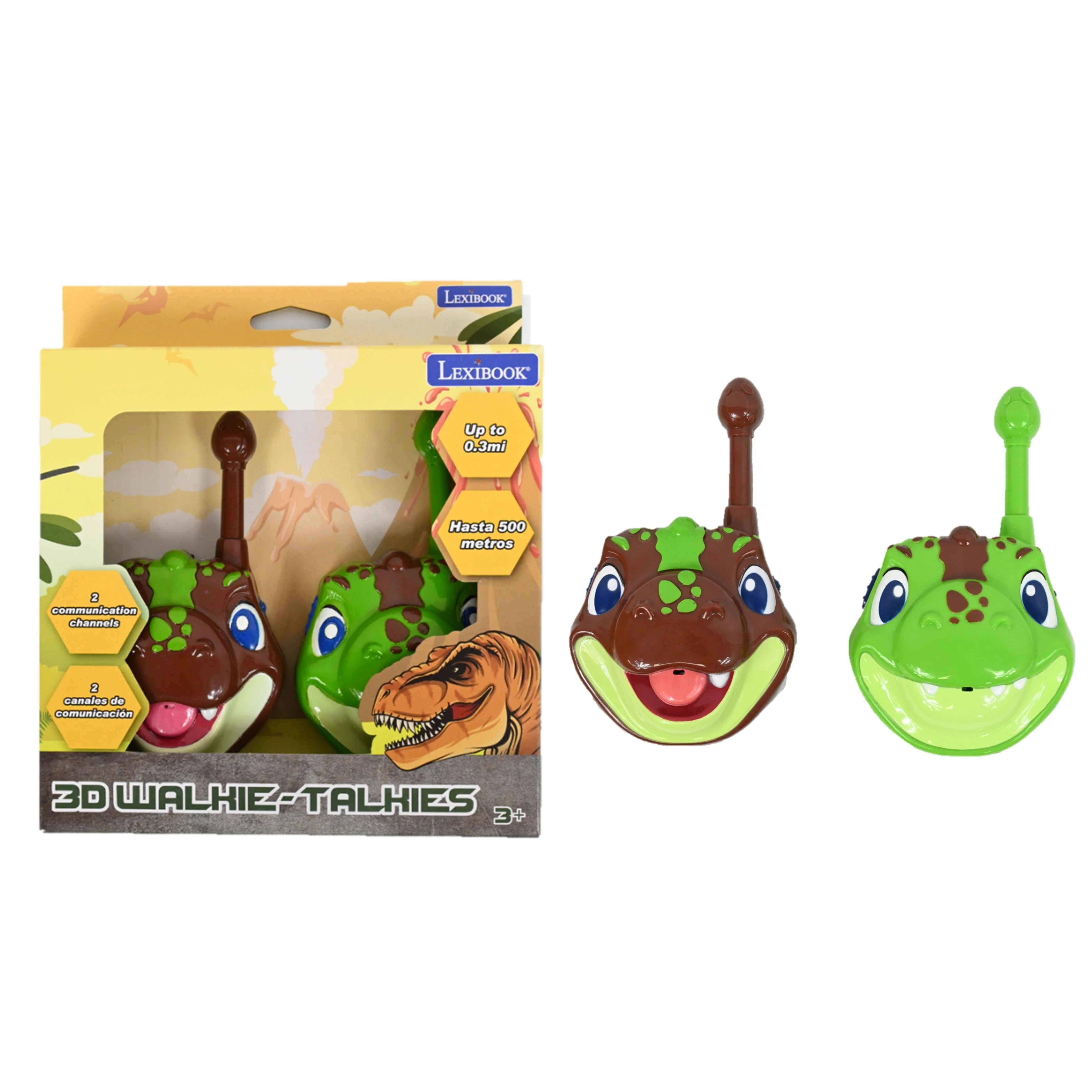 3D Dinosaurs Walkie Talkies for Outdoor Adventures - Image 2