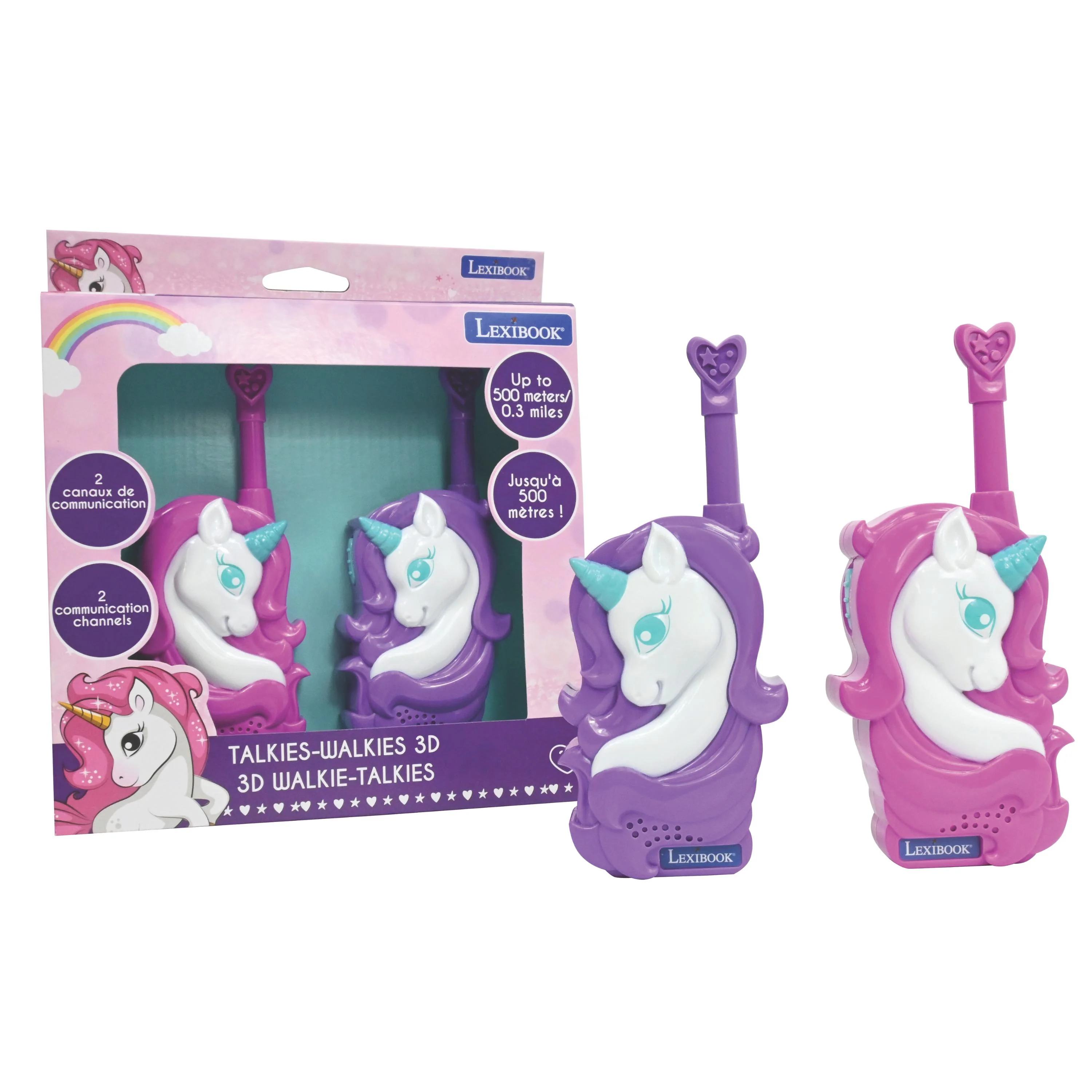 Magical 3D Unicorn Walkie-Talkies - Enchanting Communication - Image 5