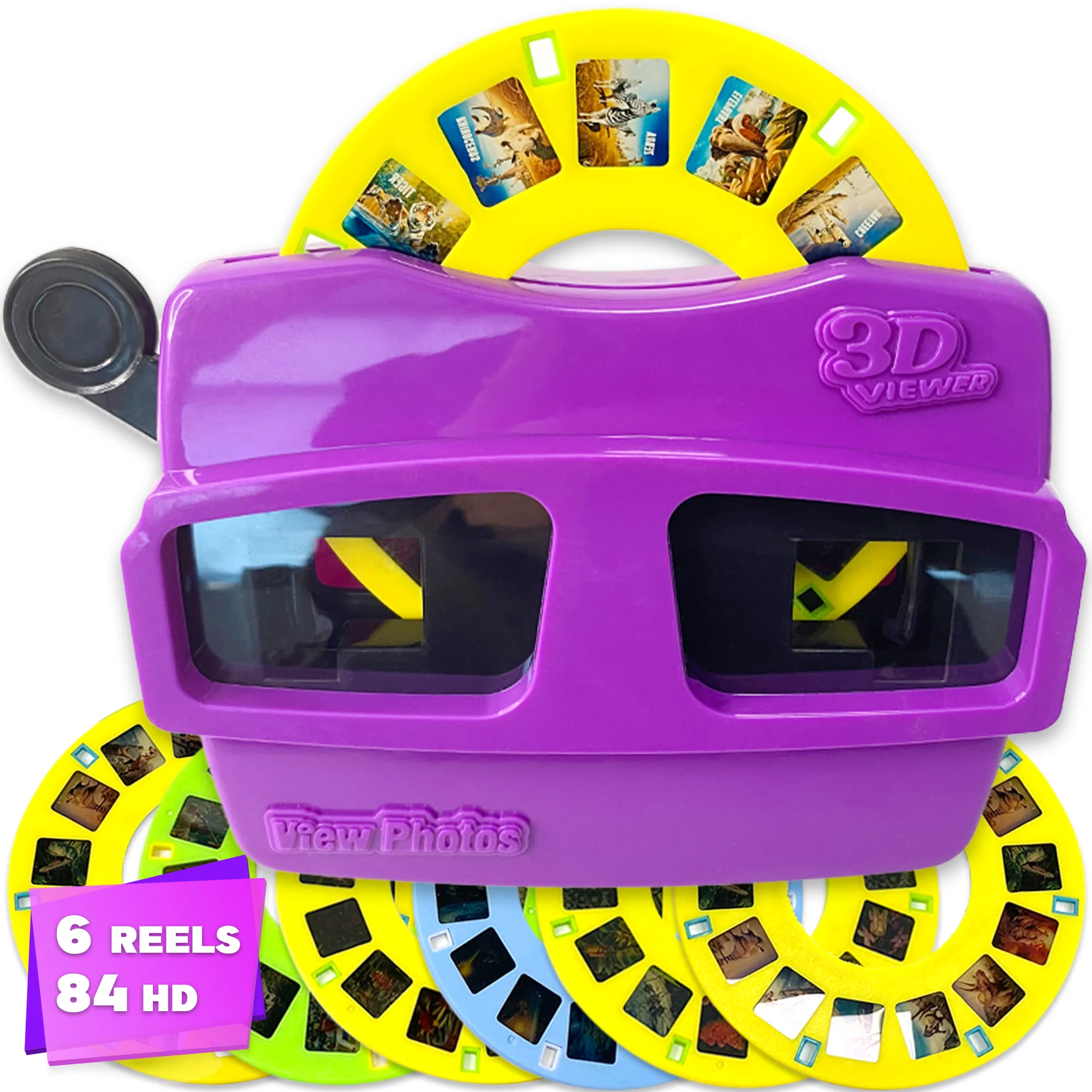 Vibrant 3D Image Viewer - 6 Reel Adventure Pack