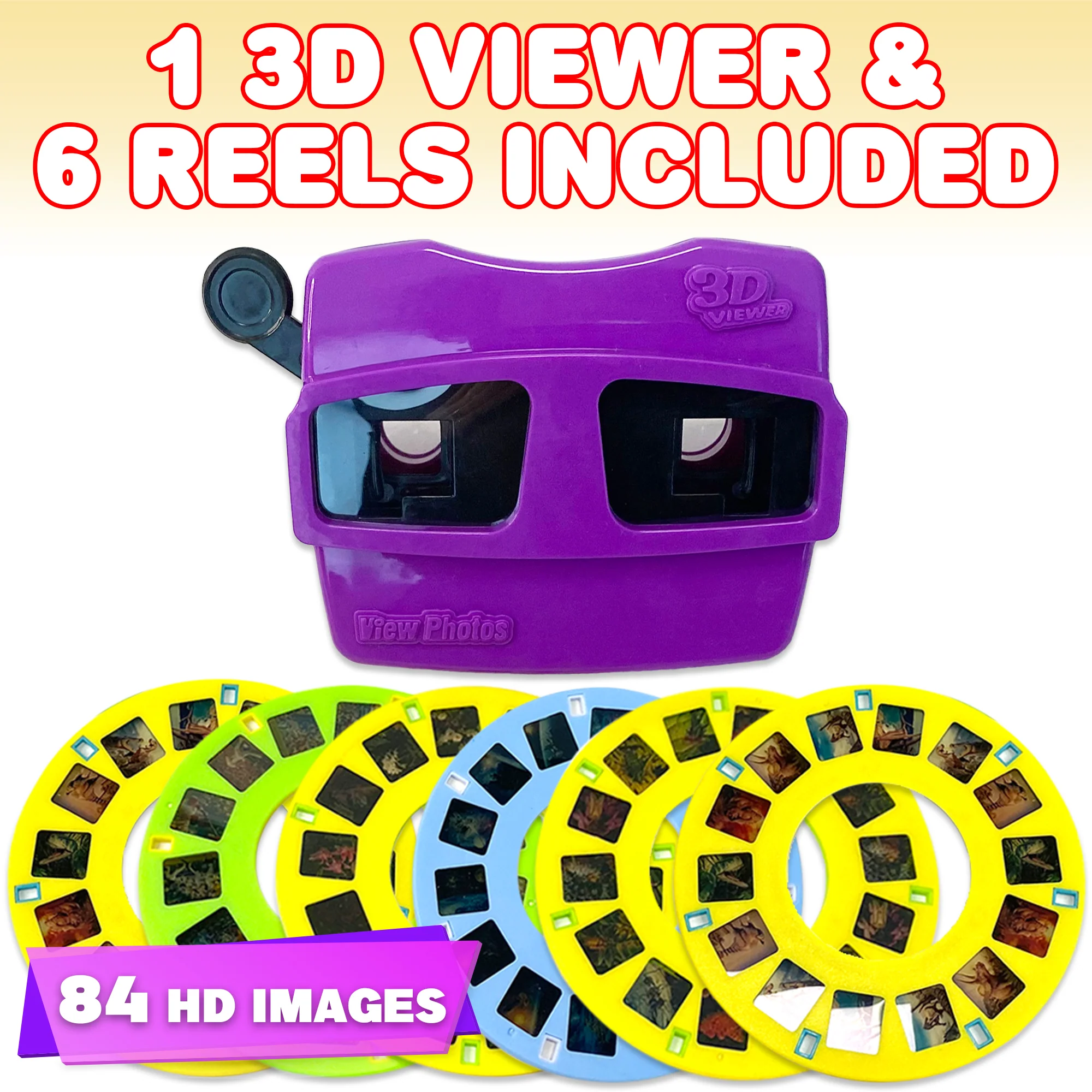 Vibrant 3D Image Viewer - 6 Reel Adventure Pack - Image 2