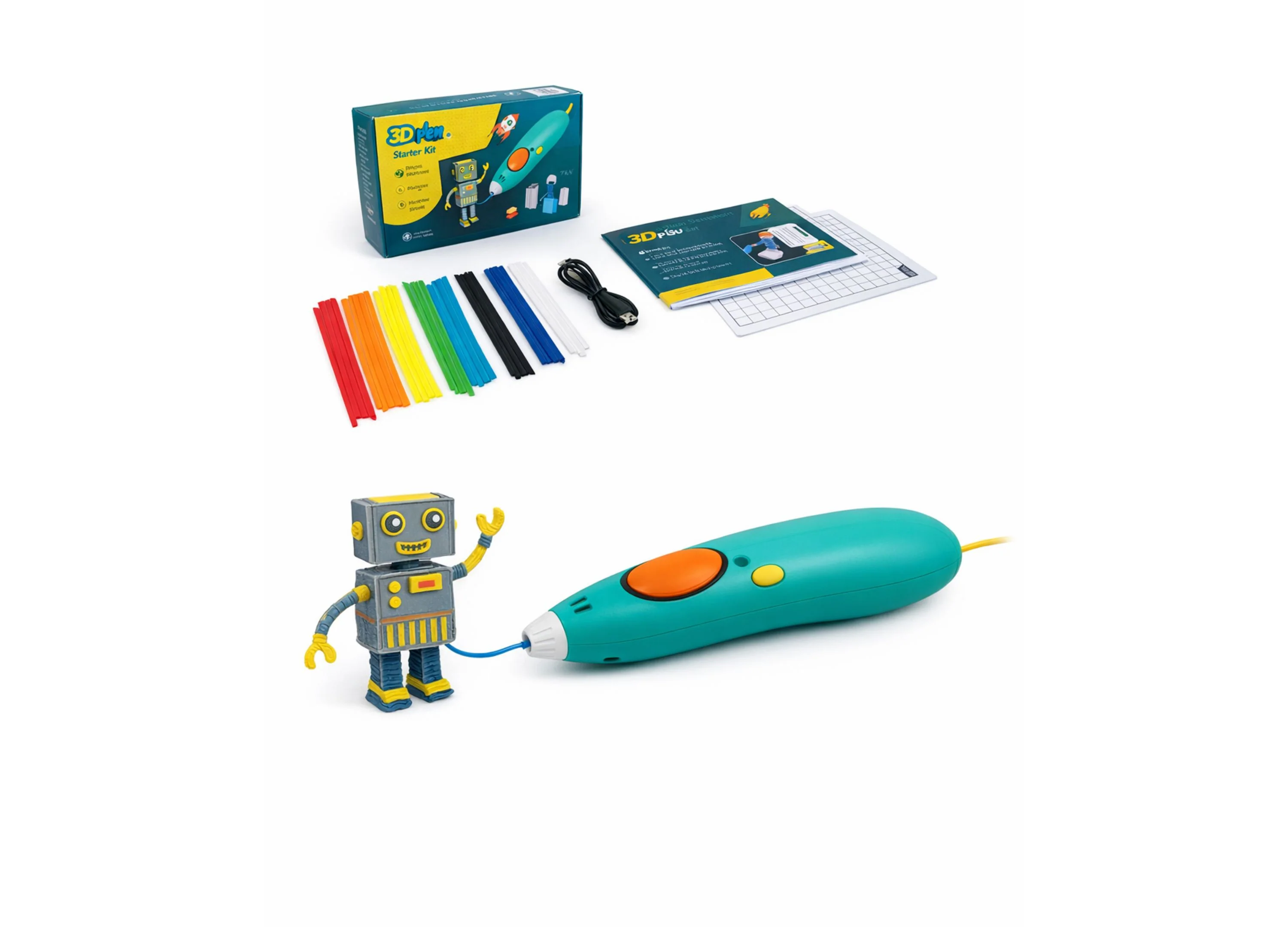 3Doodler Start+ Essentials 3D Printing Pen Set