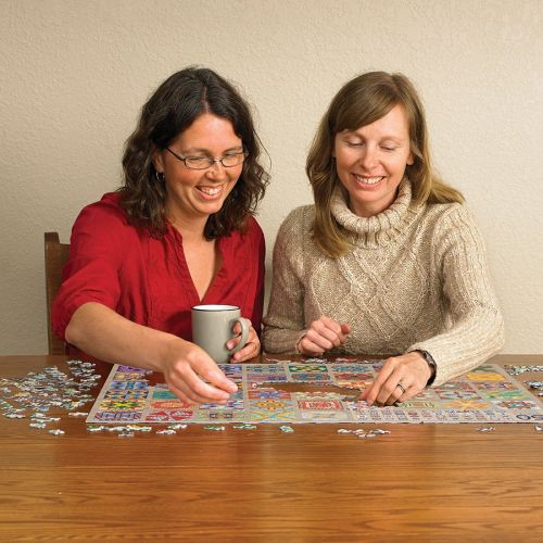 Cobble Hill 50 States Quilt Blocks Jigsaw Puzzle - 1000 pc - Image 5