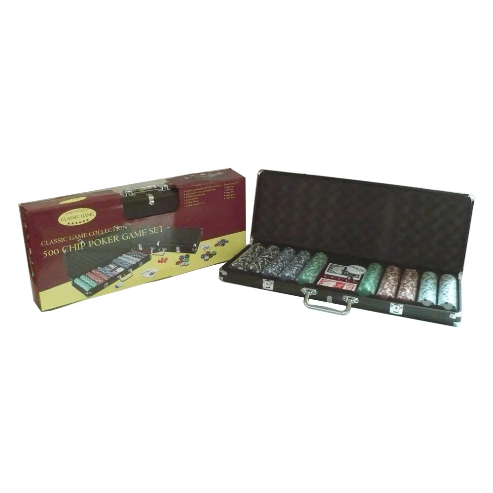 Deluxe 500 Chip Poker Game Set with Aluminum Case - Image 3