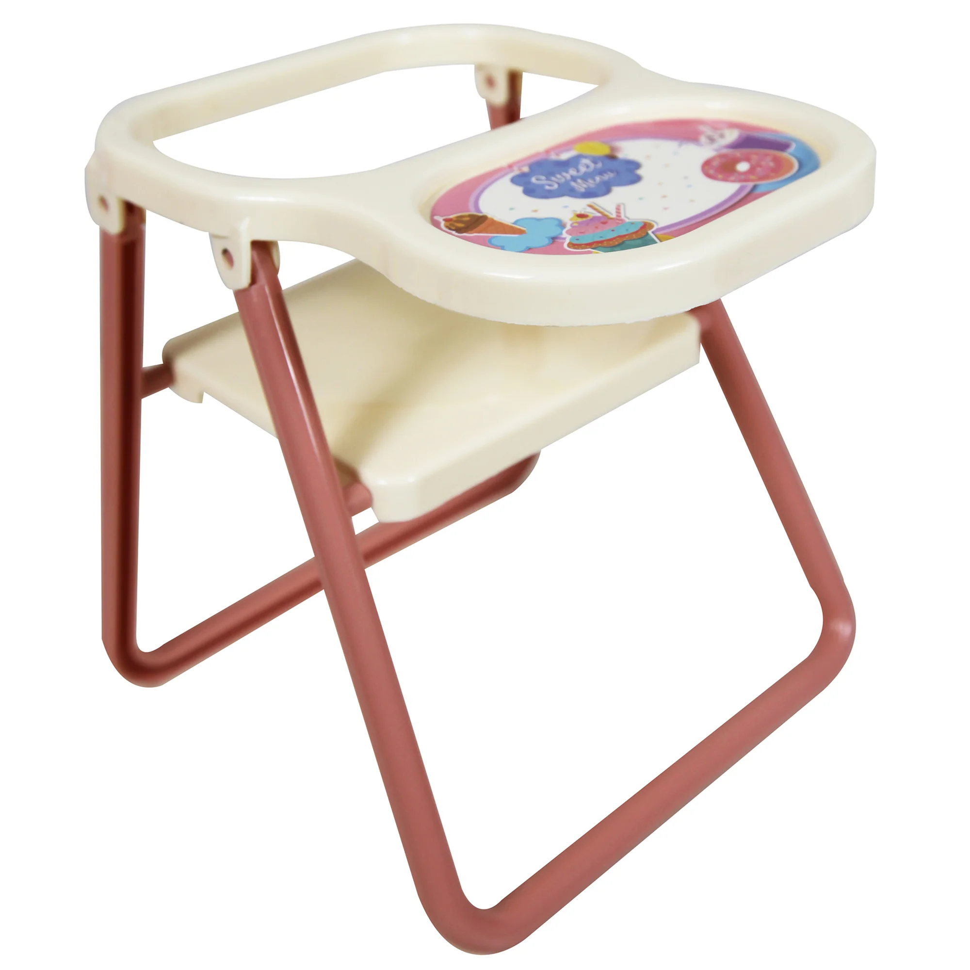 8" Baby Doll Set: Scooter, Pushchair, Rocking Chair, HighChair - Image 2