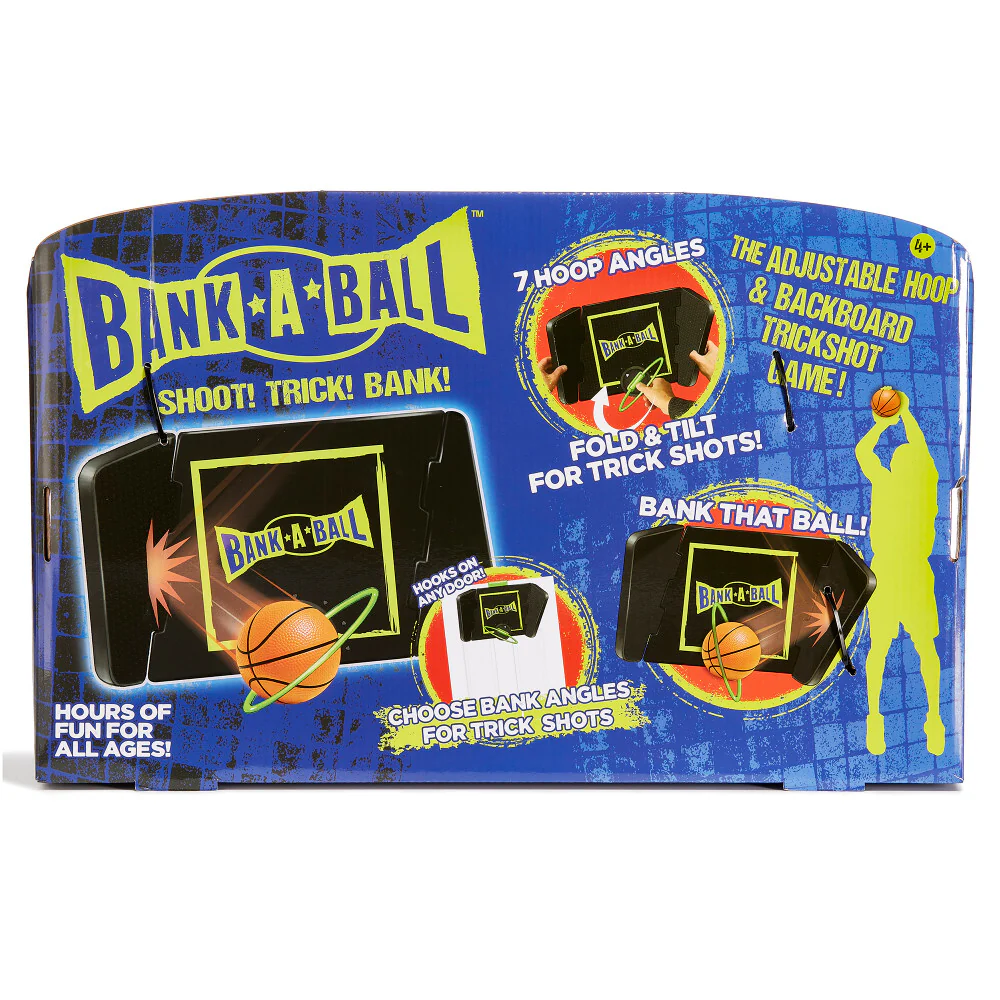 Bank-A-Ball Adjustable Trickshot Basketball Game Set - Image 4