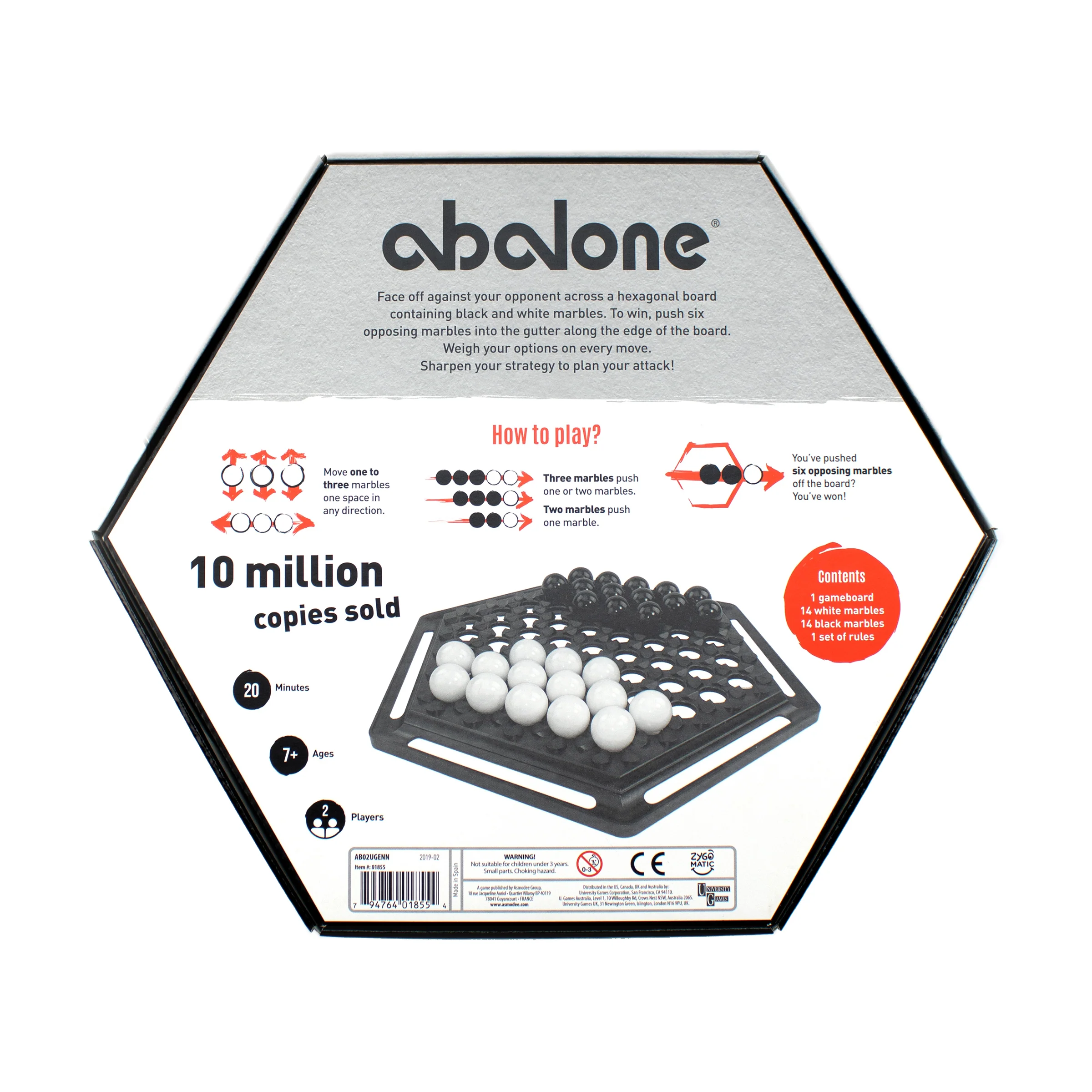Abalone Classic Strategy Board Game, Handmade Oak Edition - Image 5