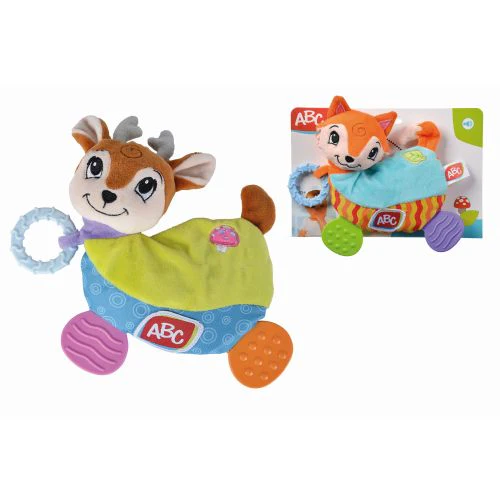 ABC Forest Friends Plush Teether - Soothing Baby Toy