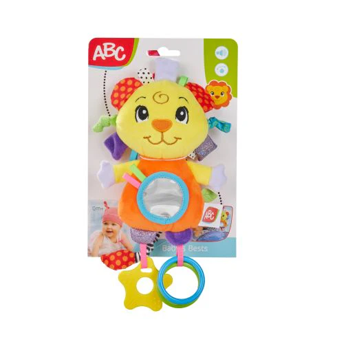 ABC Vivid Fun Lion 10 inch Plush Toy - Colorful