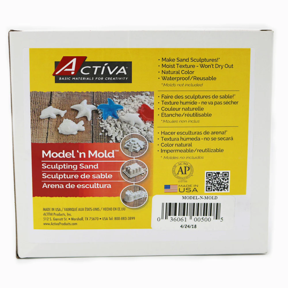 ACTÍVA - Model 'n Mold Sculpting Sensory Sand - Dual Pack - Image 2