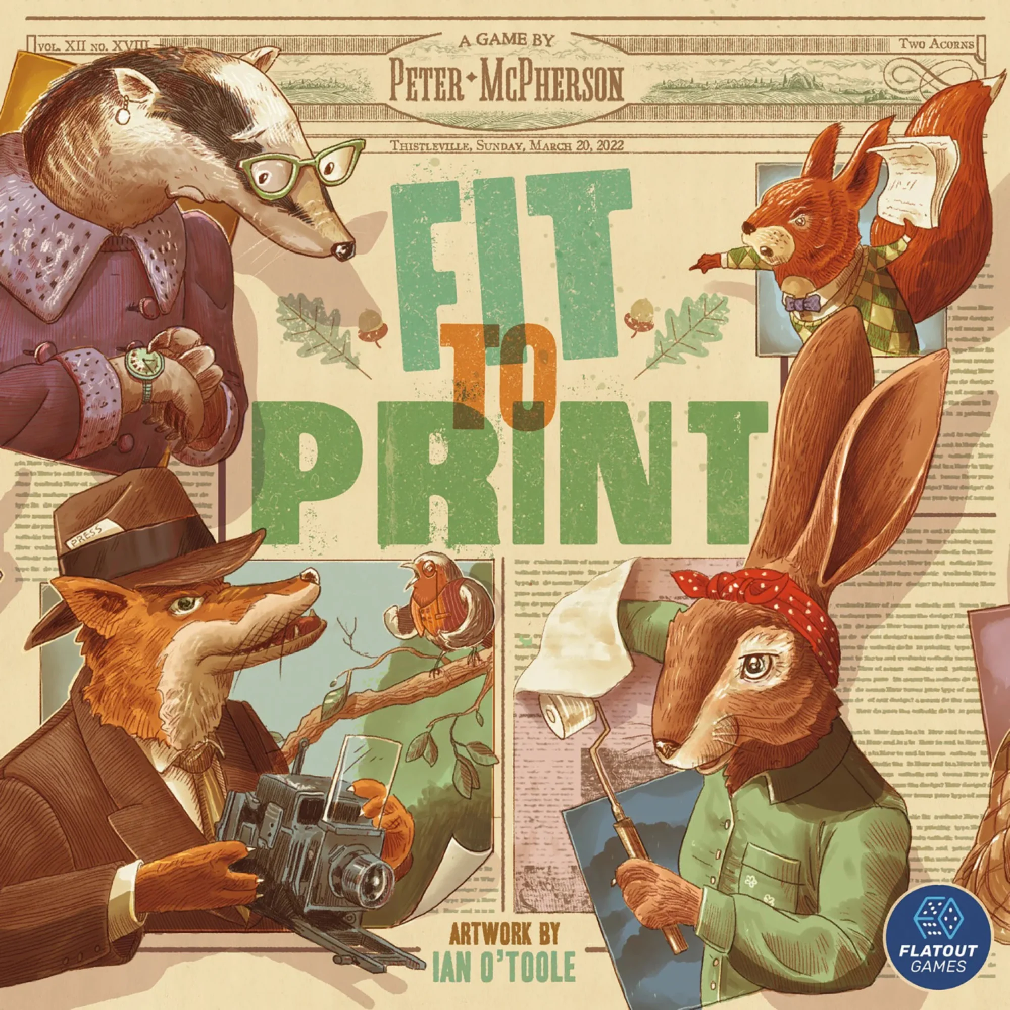 Fit to Print Deluxe Edition Board Game by Alderac Entertainment Group - Image 3