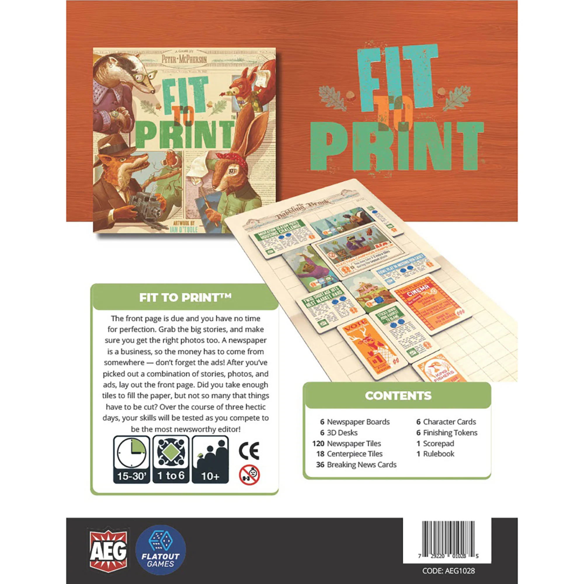 Fit to Print Deluxe Edition Board Game by Alderac Entertainment Group - Image 8