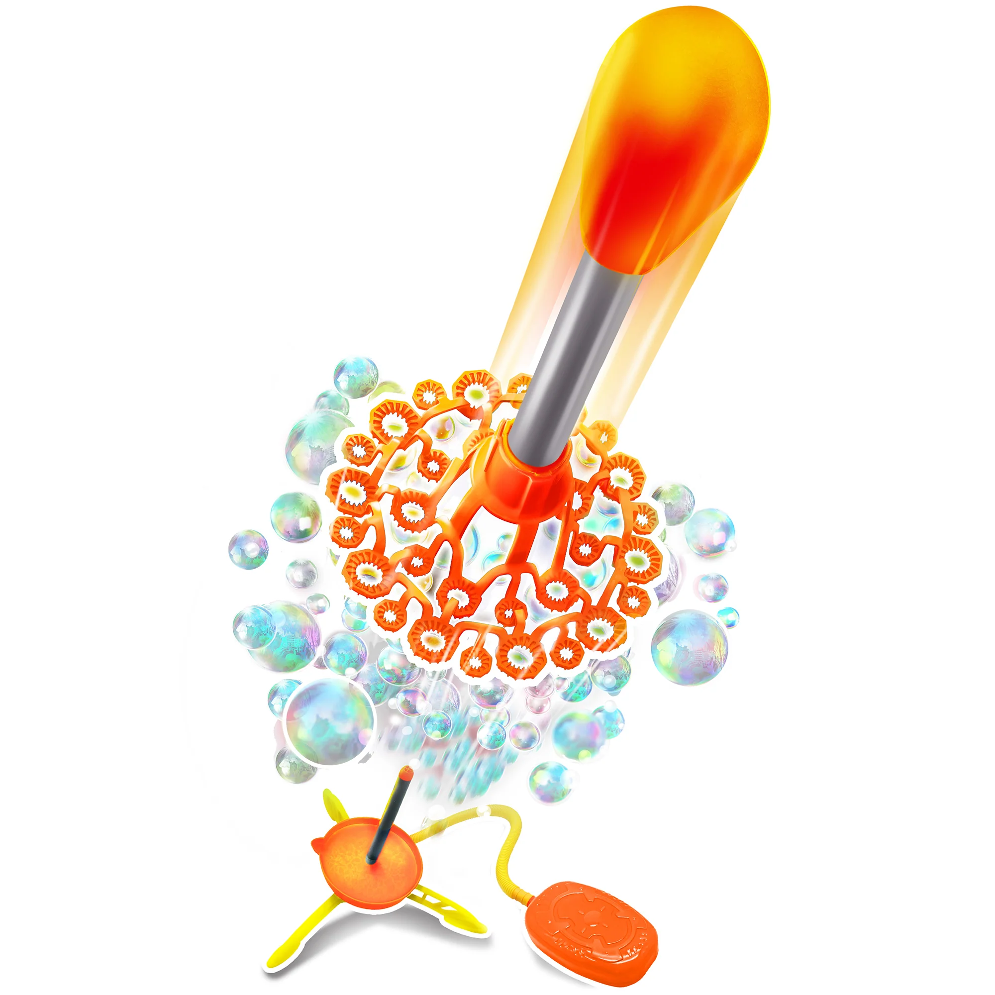Air Powered Bubble Rocket Stomp Launcher Outdoor Toy - Image 5