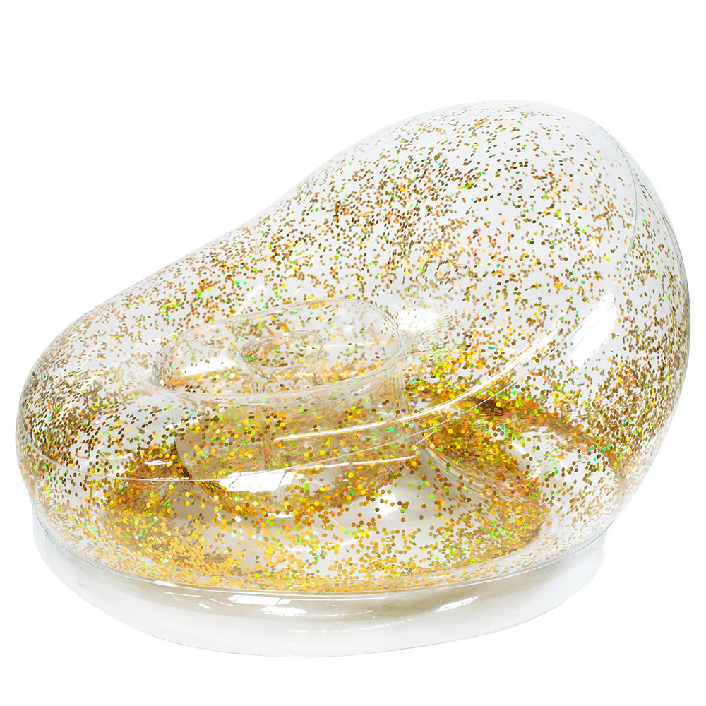 AirCandy Glitter BloChair - Sparkle with Gold Holographic Glitter