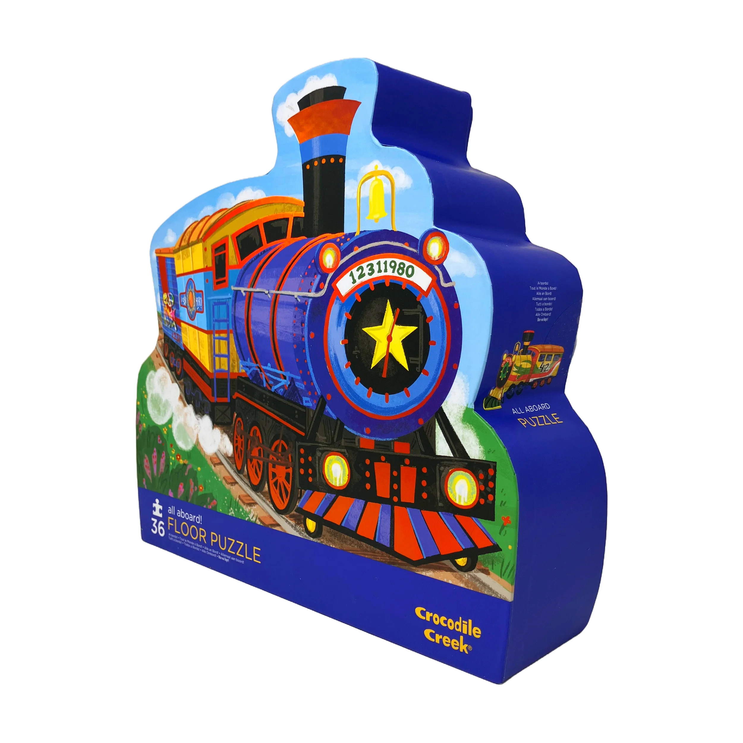 All Aboard! Vibrant Train Floor Puzzle - 36 pc - Image 3