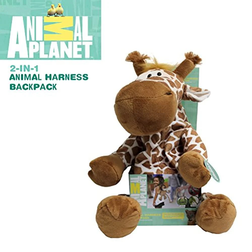 Animal Planet Giraffe Toddler Backpack Harness with Leash - Image 2