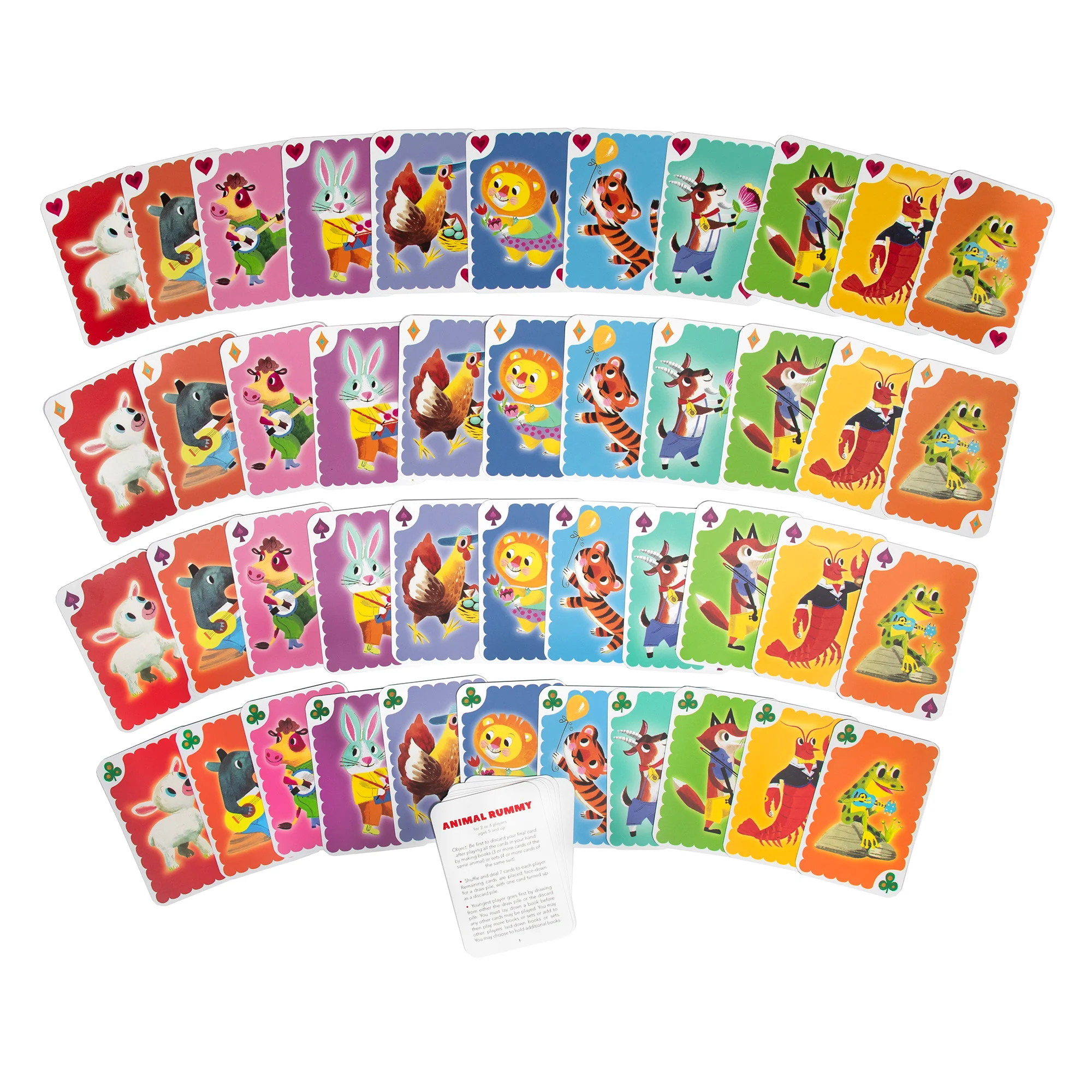 Animal Rummy Card Game - Colorful Family Edition - Image 3