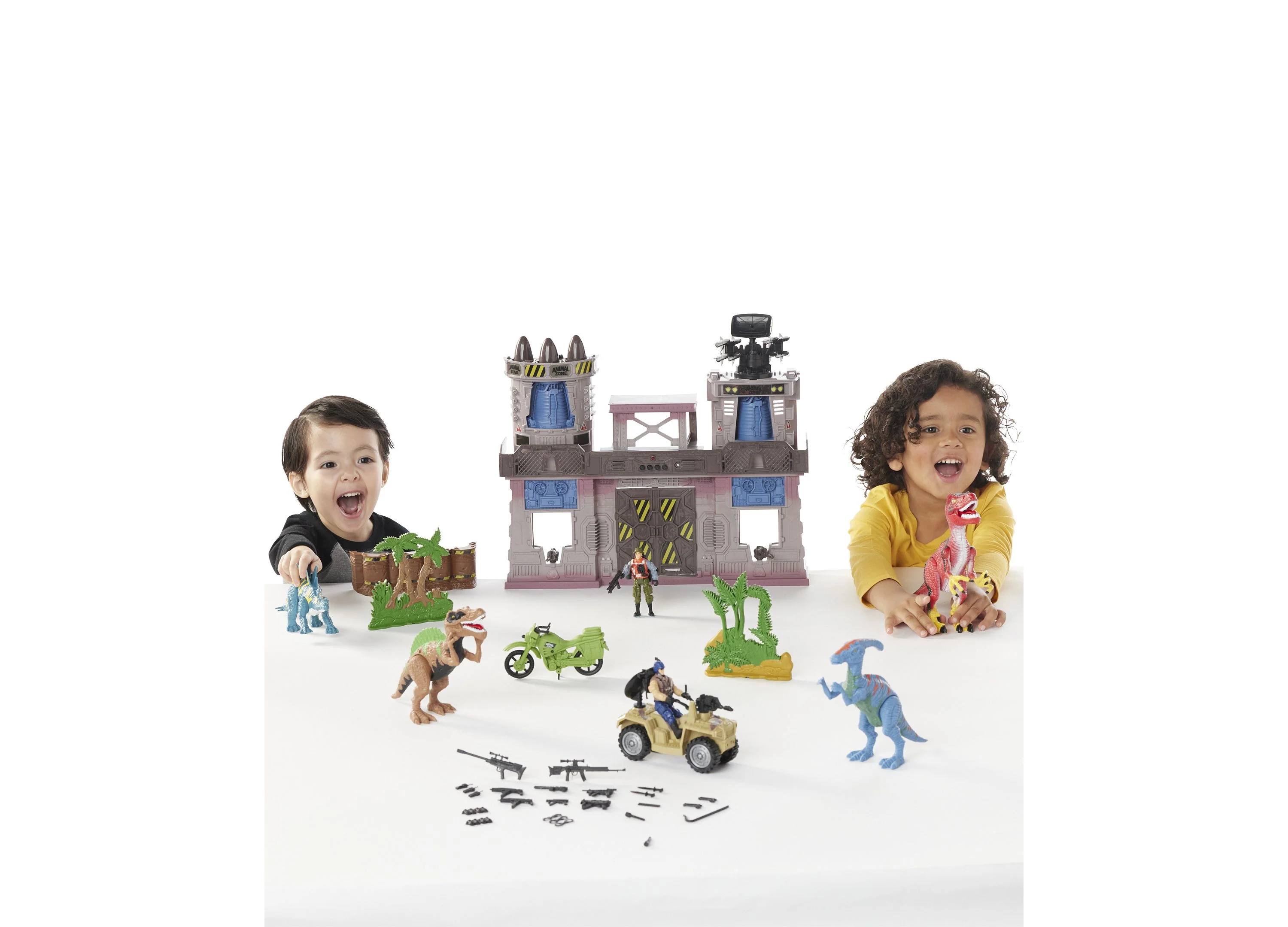 Toys R Us Animal Zone Dino Fortress Playset with Light and Sound Effects - Image 4