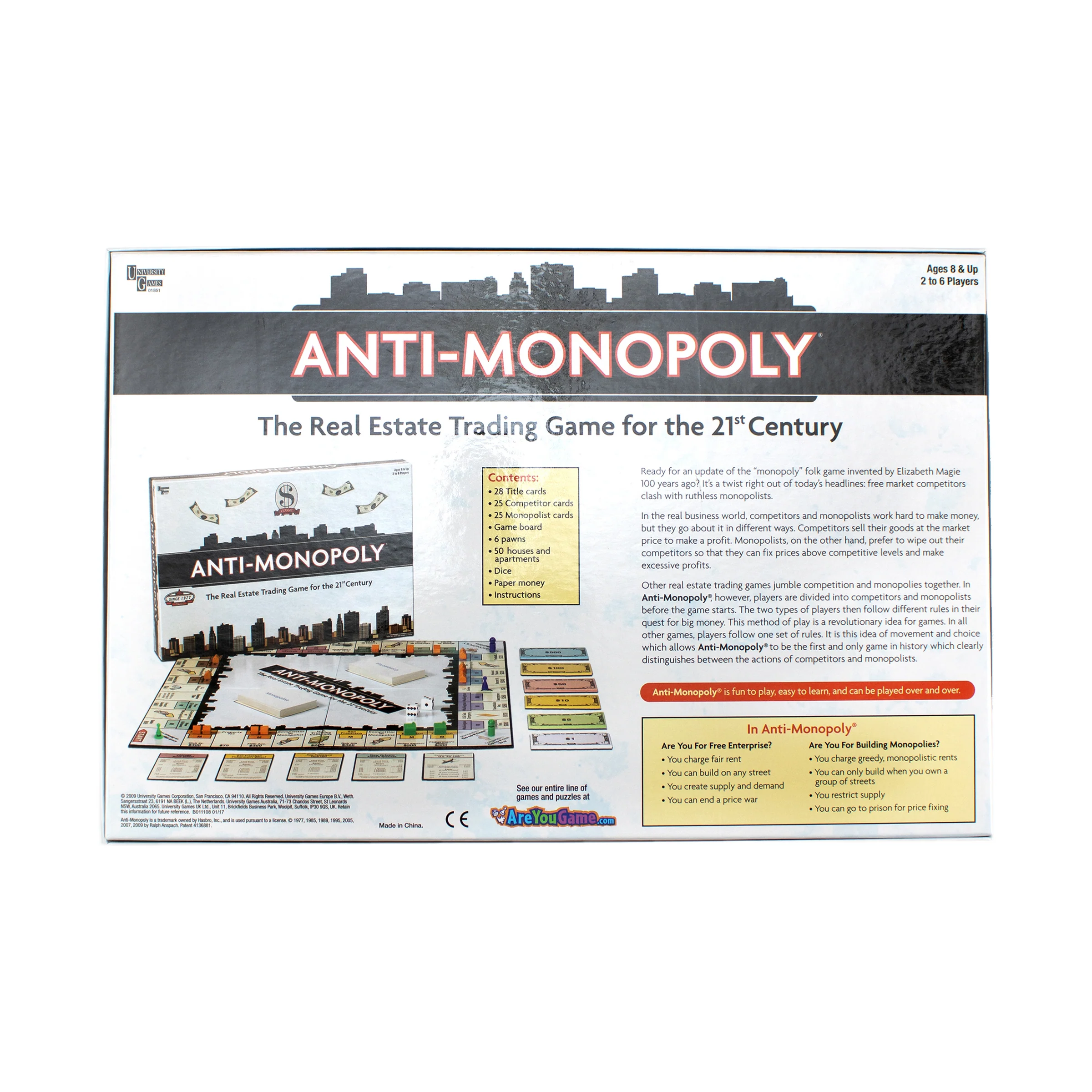 Anti-Monopoly Real Estate Strategy Board Game - Image 5
