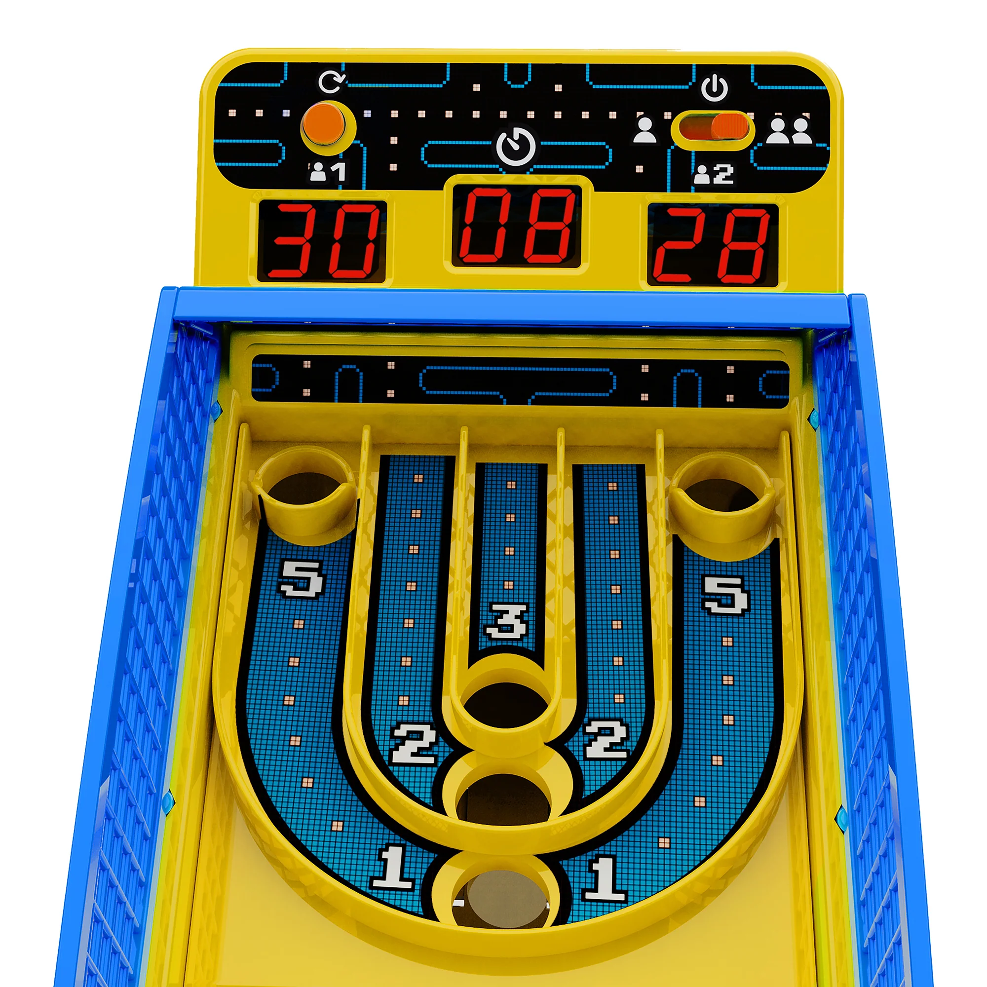 Pac-Man Edition Arcade Alley-Ball Premium Series 3-Foot Track Game - Image 4