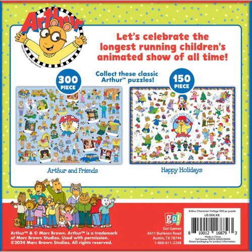 Arthur Character Collage Jigsaw Puzzle - 300 pc - Image 2