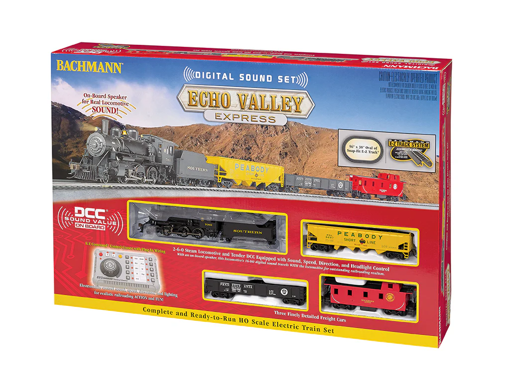 Bachmann Trains - Echo Valley Express HO Scale Electric Train Set with DCC Sound Value - Image 2