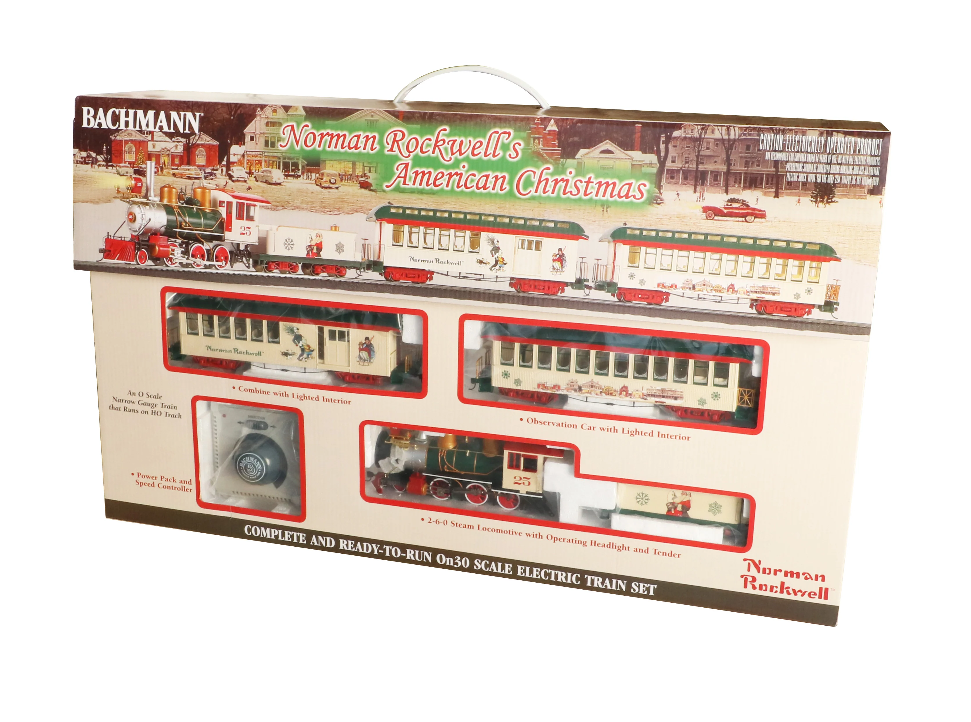 Bachmann Trains - Norman Rockwell's American Christmas Electric Train Set - On30 Scale - Image 2