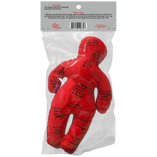 Bad Boss Voodoo Doll Stress-Relief Gag Gift - Image 2