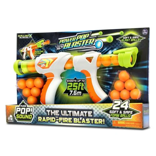 Ballist-X Power Pop Blaster - Ultimate Foam Ball Shooter