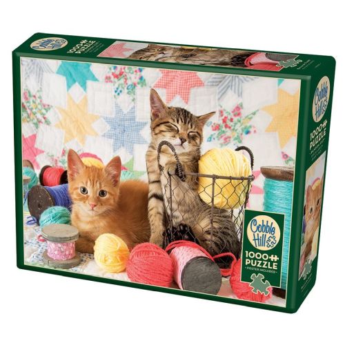 Outset Media Balls of Fluff Kittens & Yarn Jigsaw Puzzle - 1000 pc - Image 2