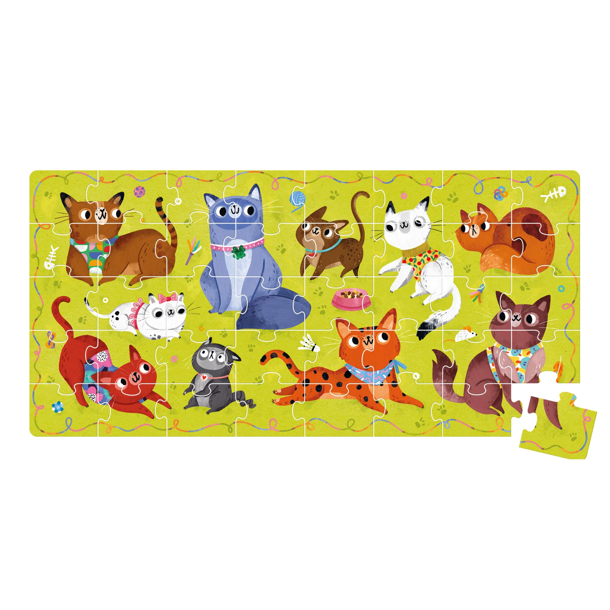 Banana Panda I Love Cats Puzzle - 40 pc - Image 2