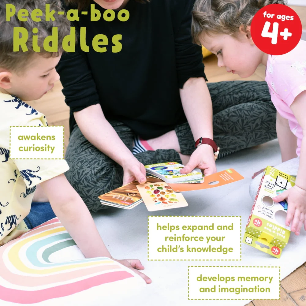 Banana Panda Peek-A-Boo Riddles 5+ Educational Card Set - Image 2