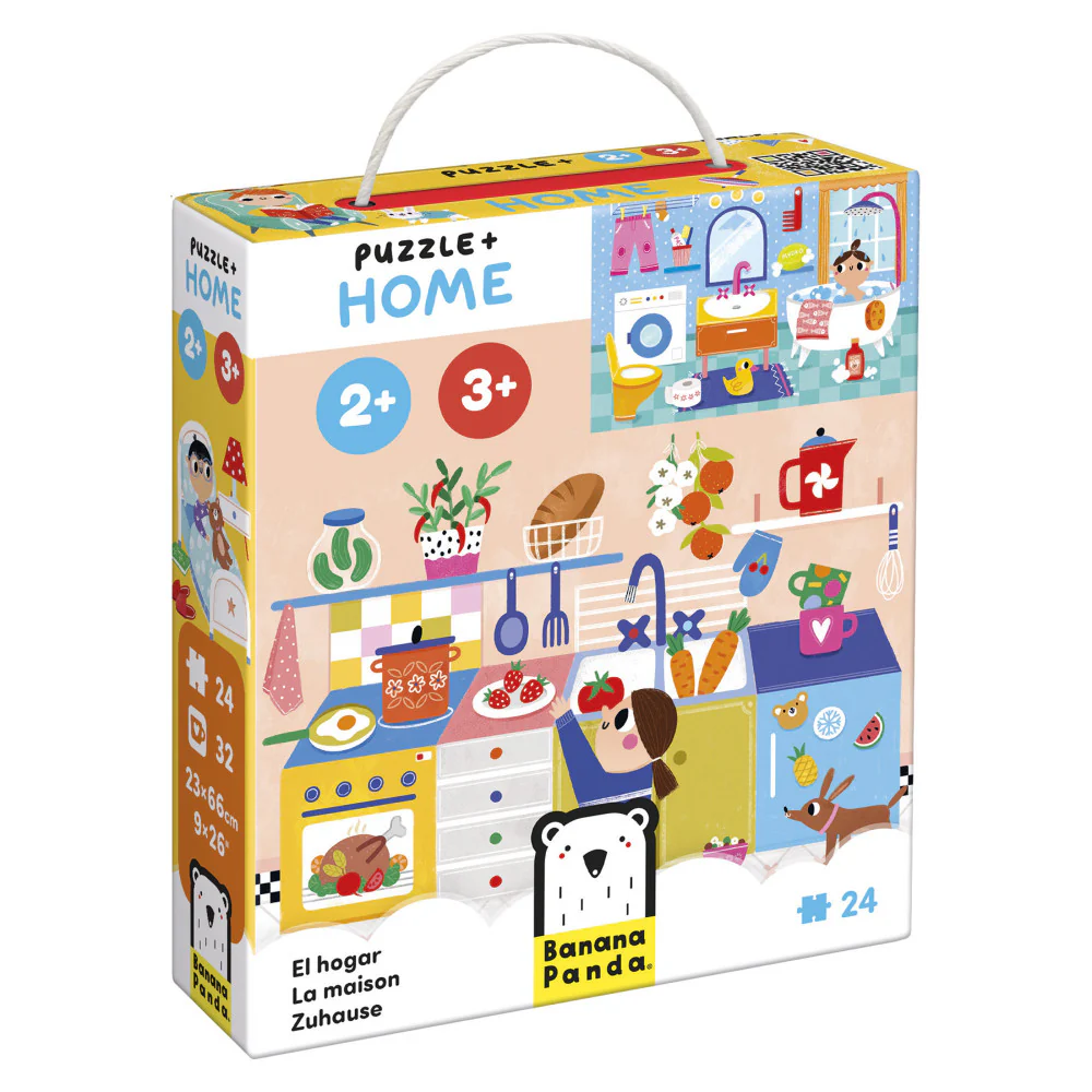 Banana Panda Kids Home Adventure Jigsaw Puzzle - 24 pc