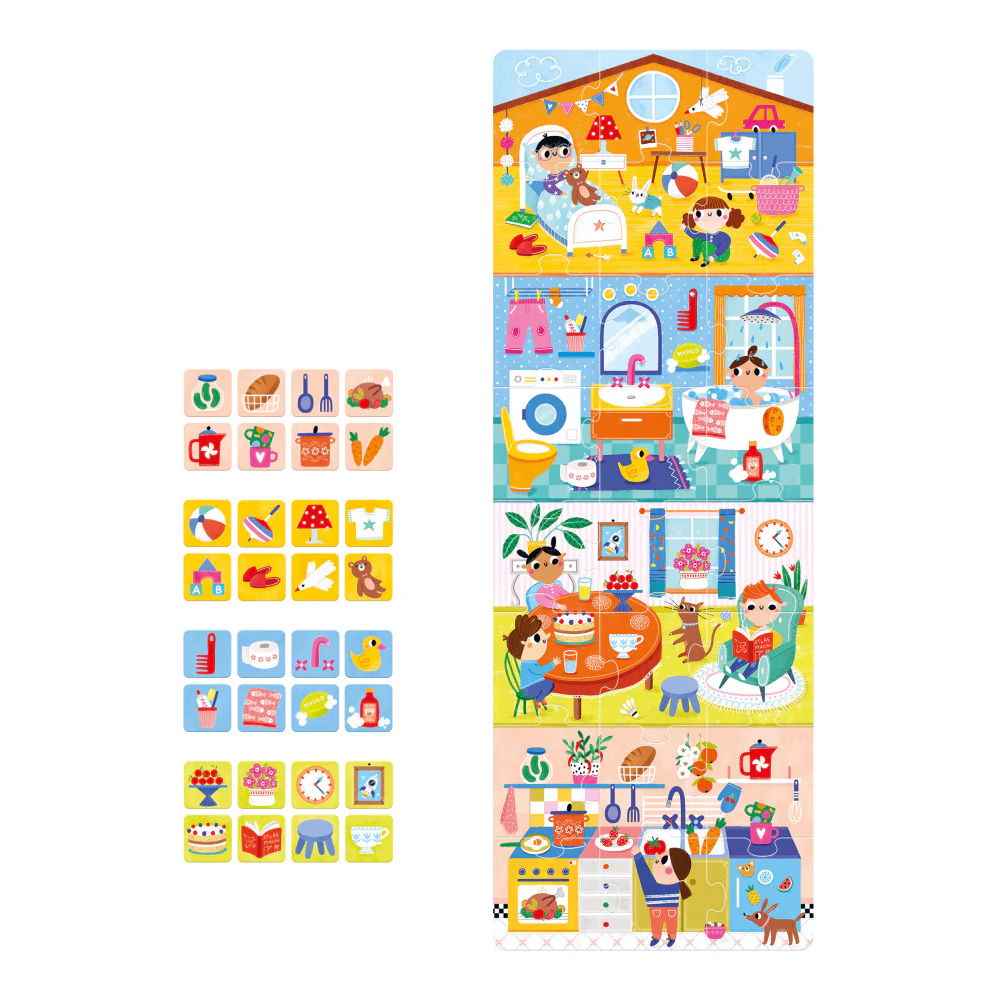 Banana Panda Kids Home Adventure Jigsaw Puzzle - 24 pc - Image 2