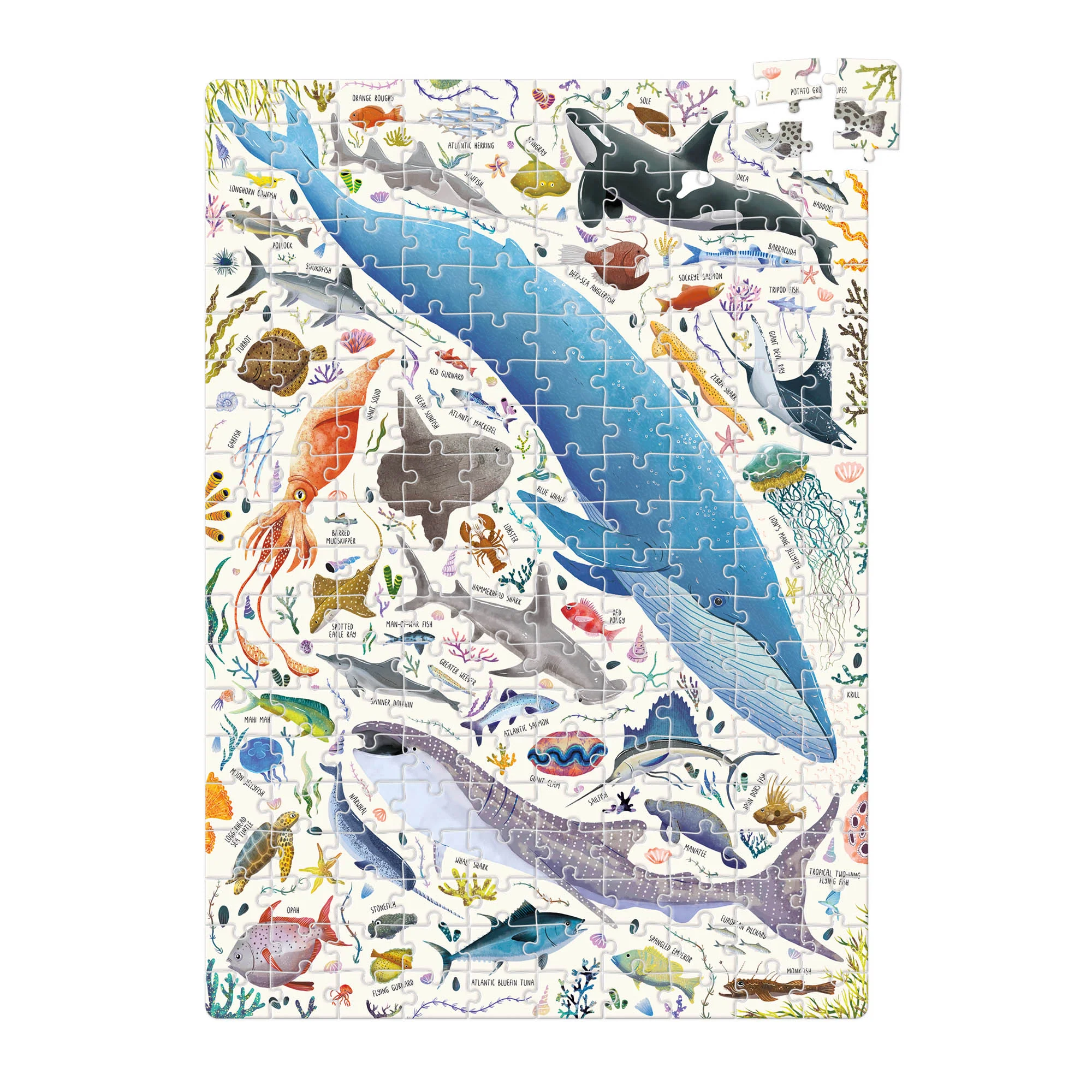 Banana Panda Puzzlove Ocean Animals Jigsaw Puzzle - 200 pc - Image 2