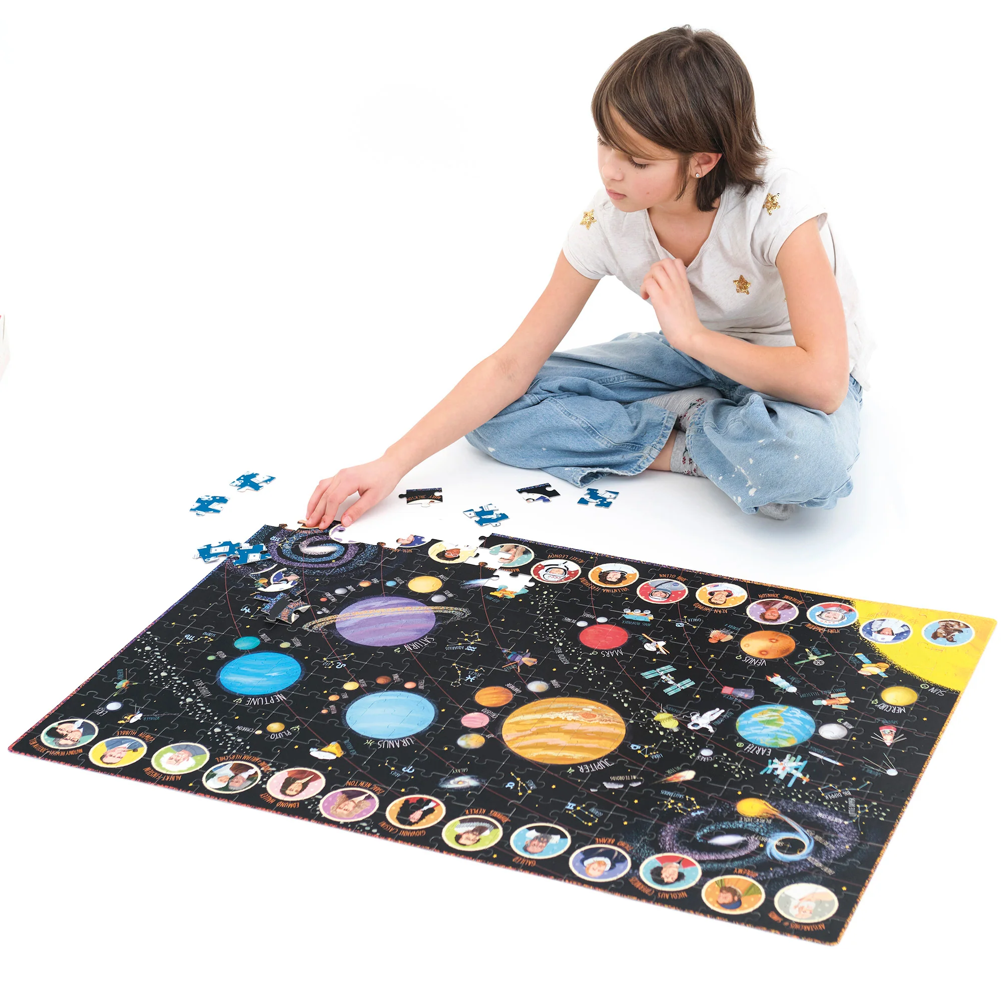Banana Panda Suuuper Size Solar System Floor Puzzle - 300 pc - Image 4