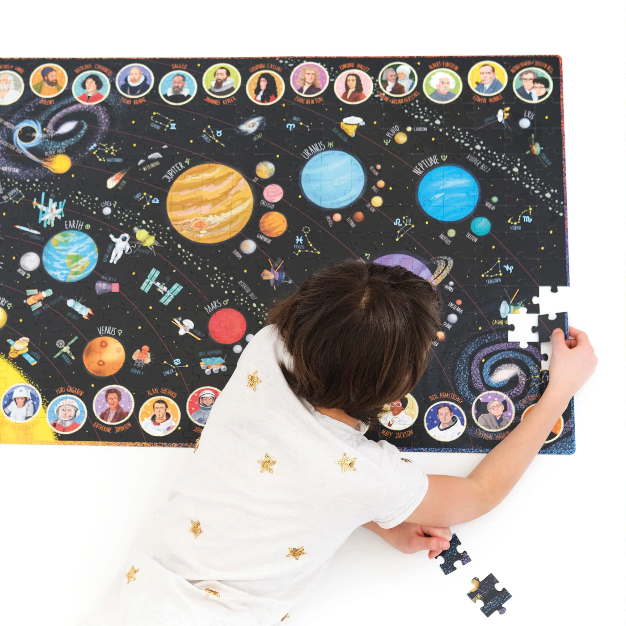 Banana Panda Suuuper Size Solar System Floor Puzzle - 300 pc - Image 5