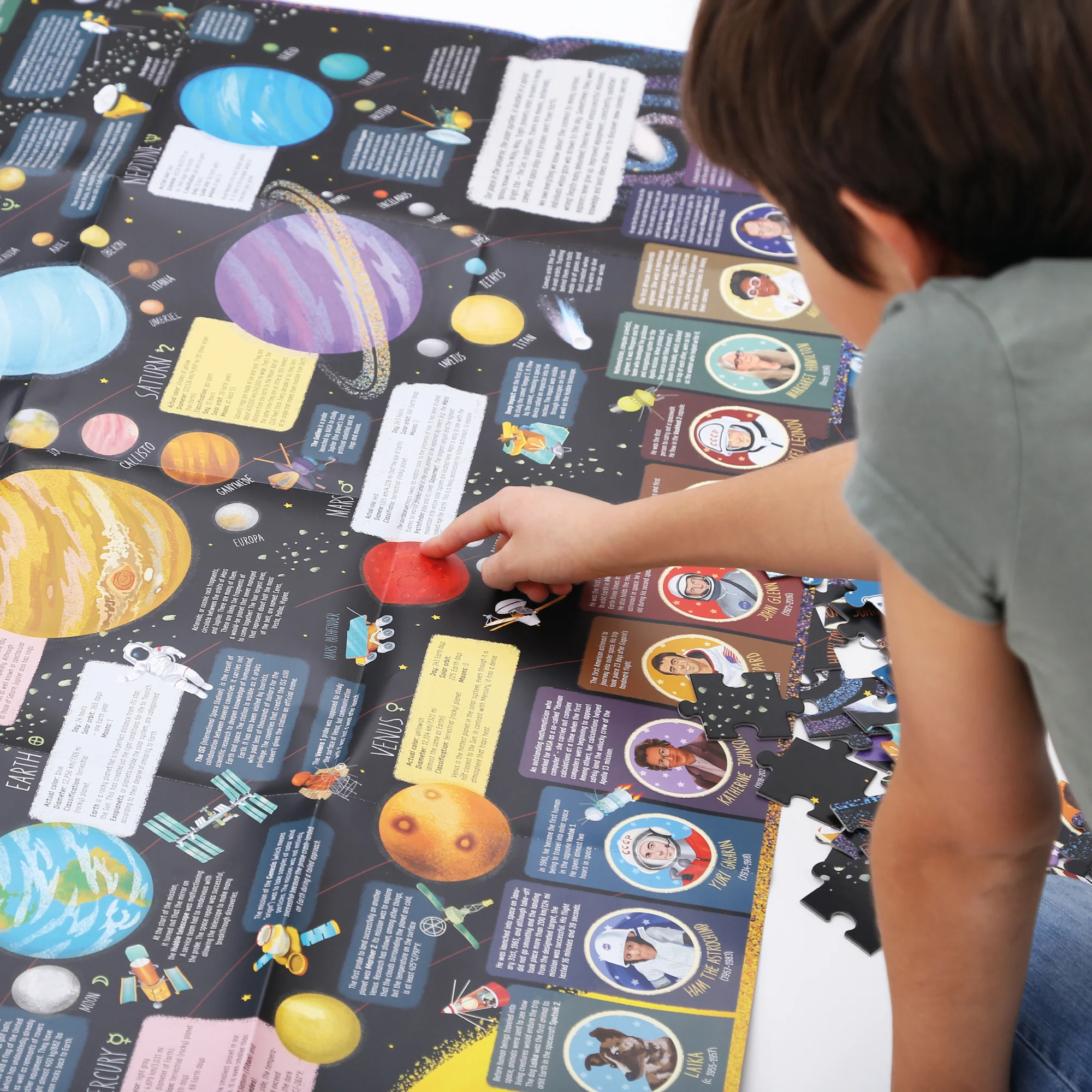 Banana Panda Suuuper Size Solar System Floor Puzzle - 300 pc - Image 6