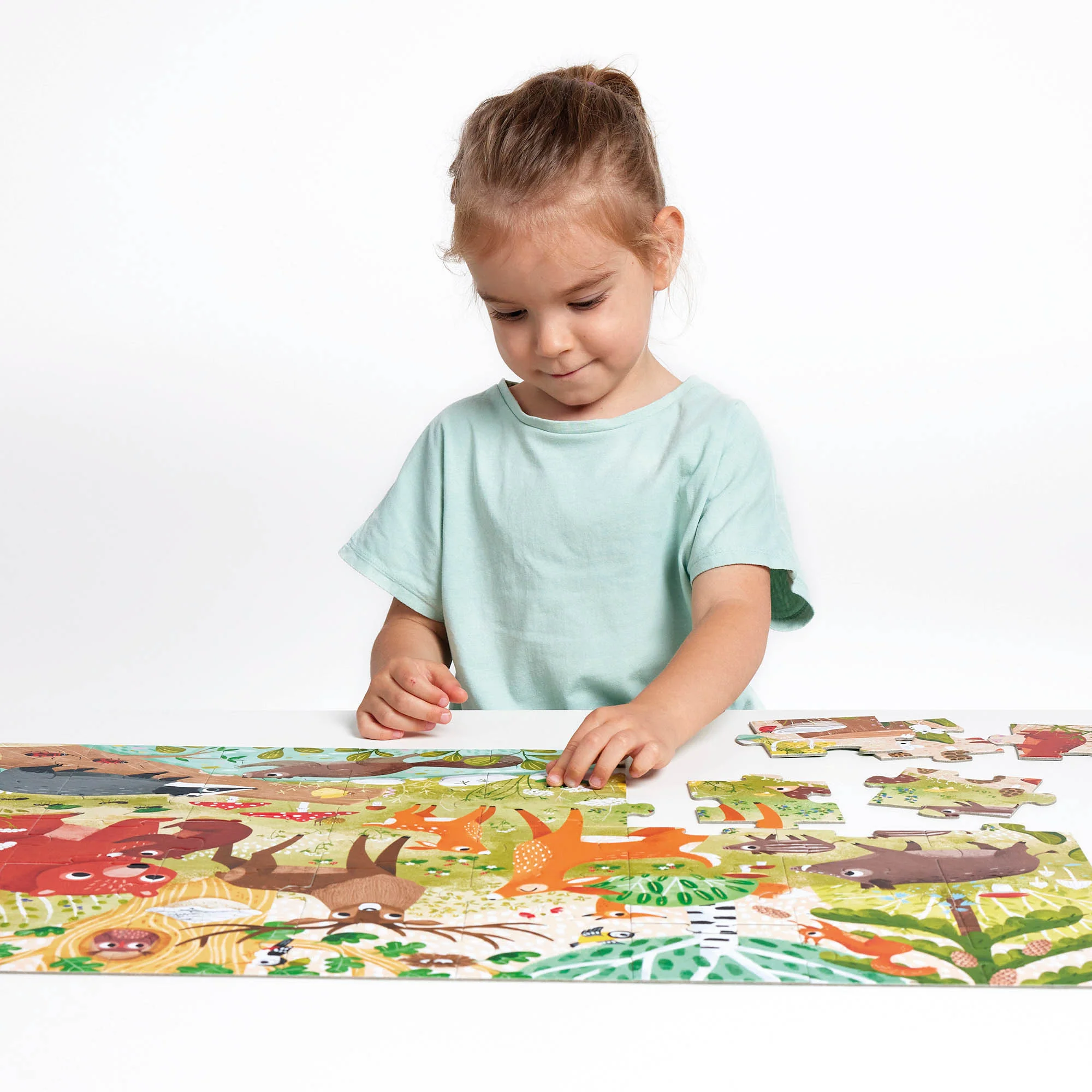 Banana Panda Forest Animals Jumbo Puzzle - 40 pc - Image 5